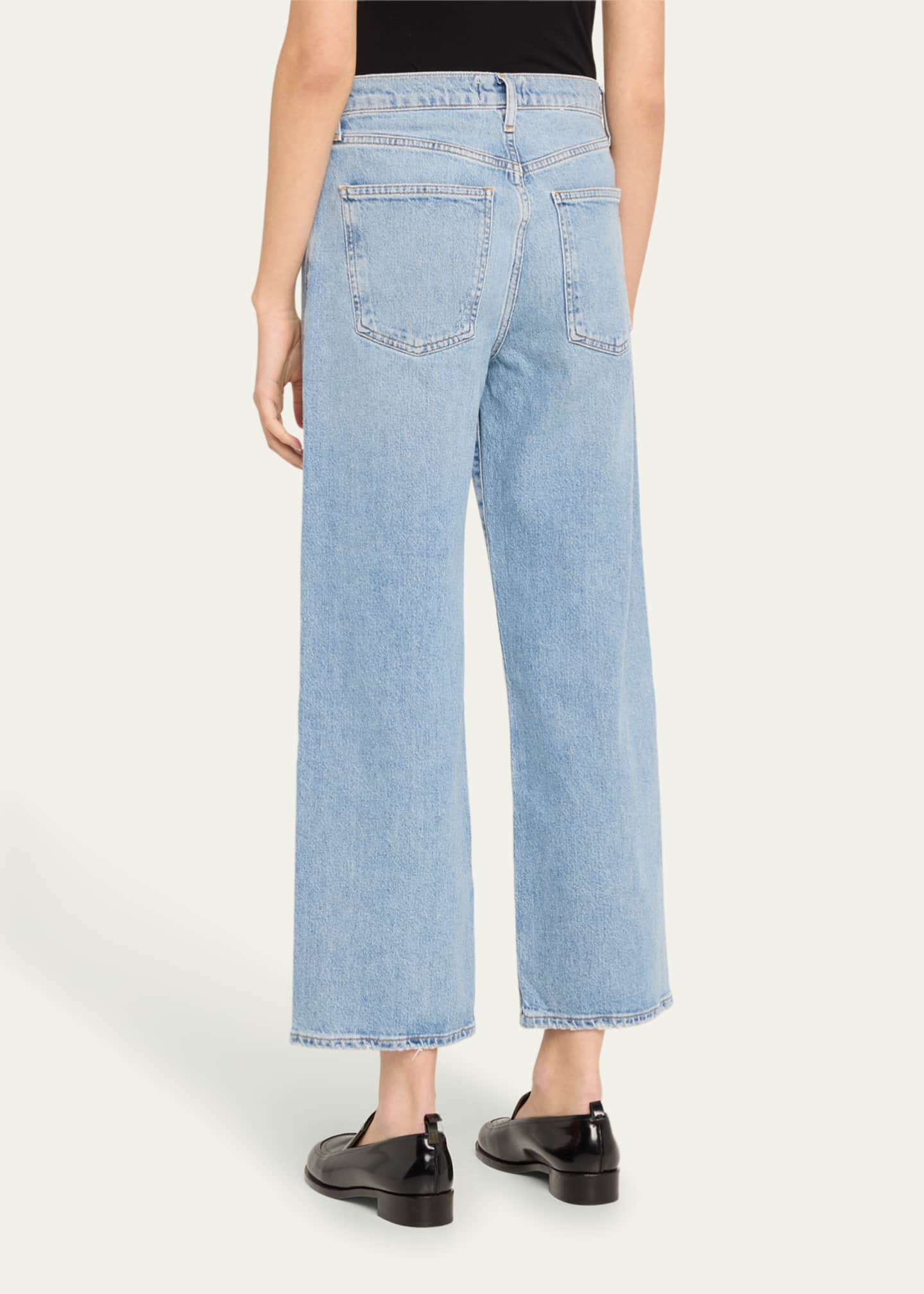 AGOLDE Harper Wide-Leg Crop Jeans Image 3 of 5