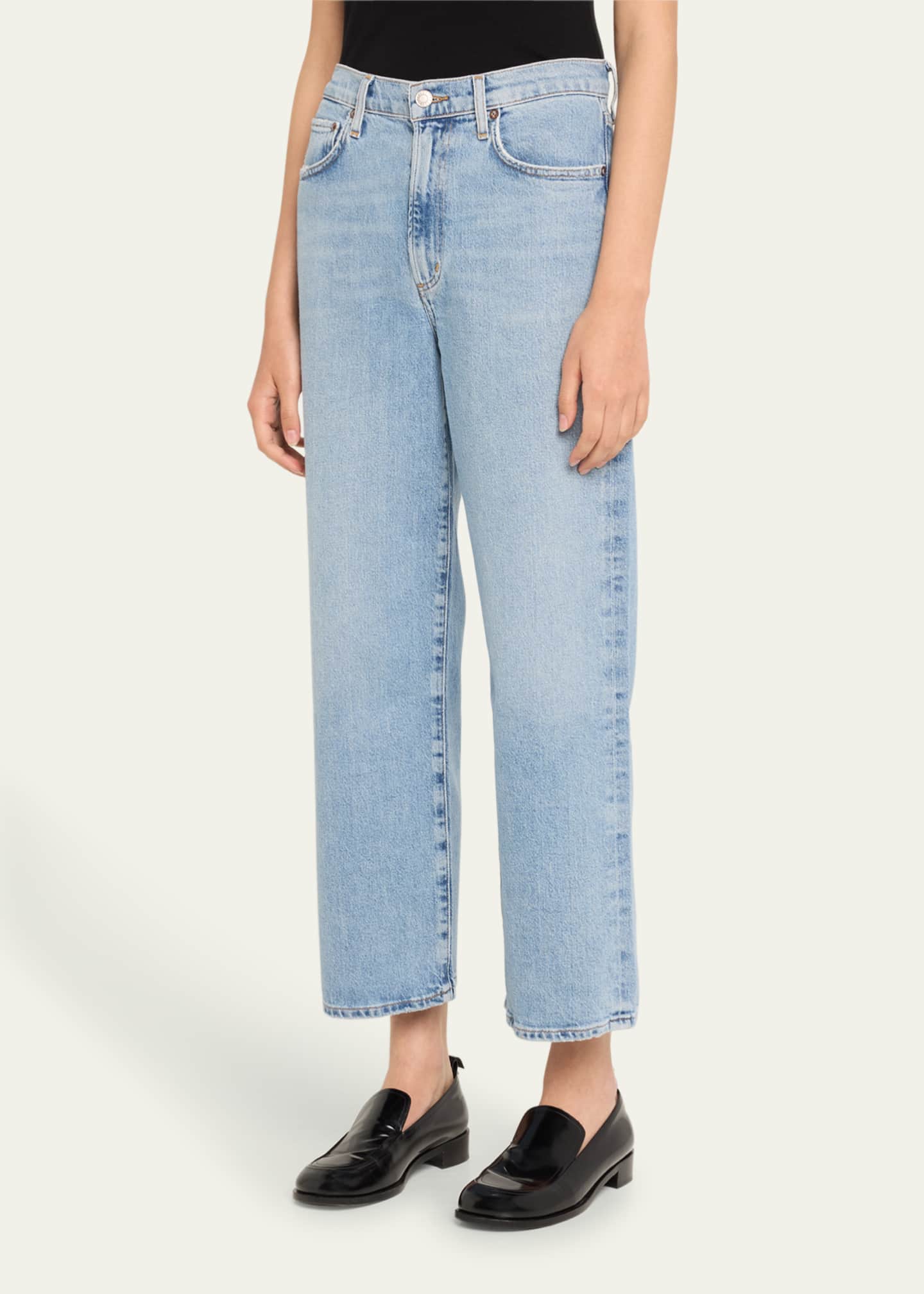 AGOLDE Harper Wide-Leg Crop Jeans Image 4 of 5