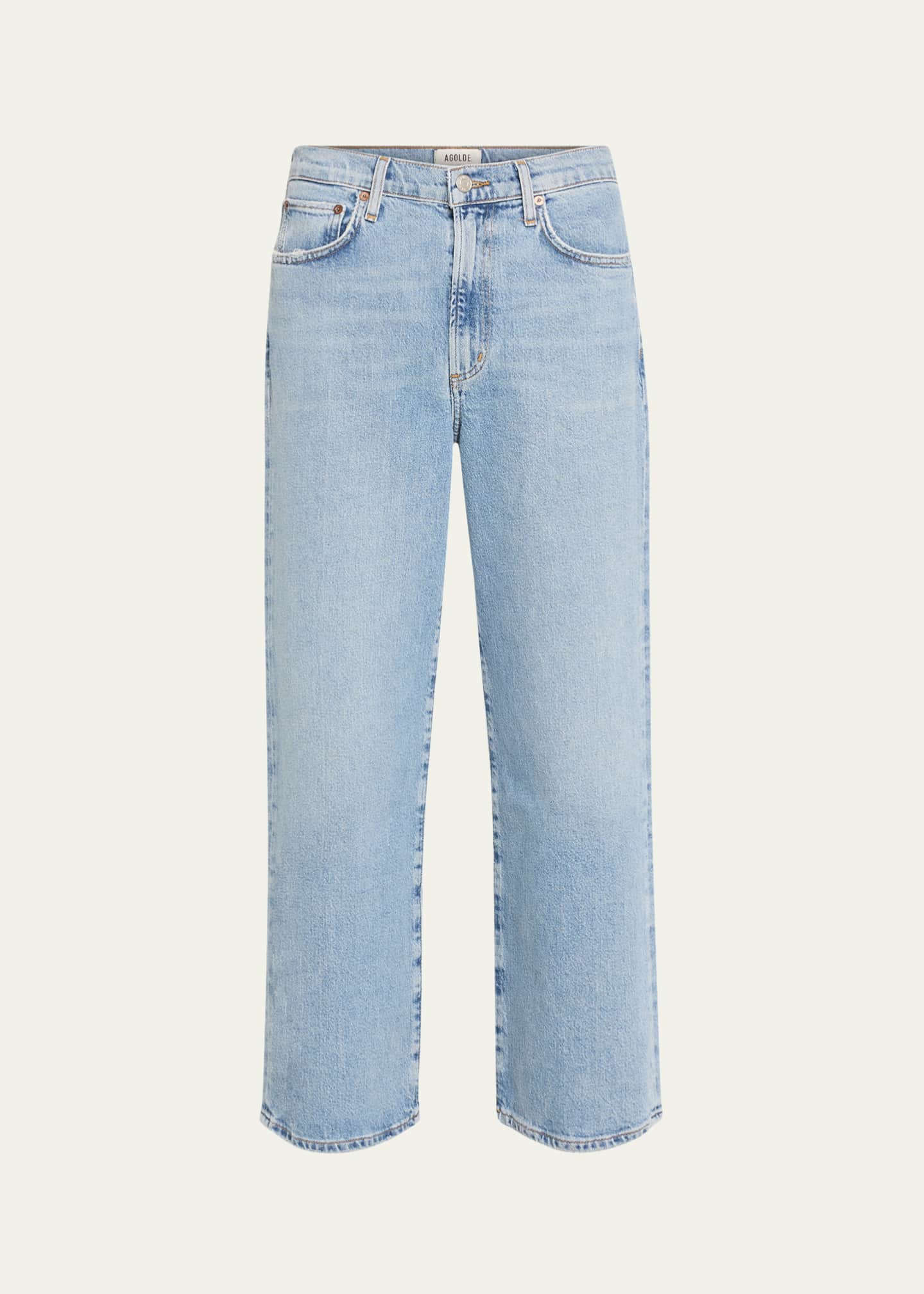 AGOLDE Harper Wide-Leg Crop Jeans Image 1 of 5