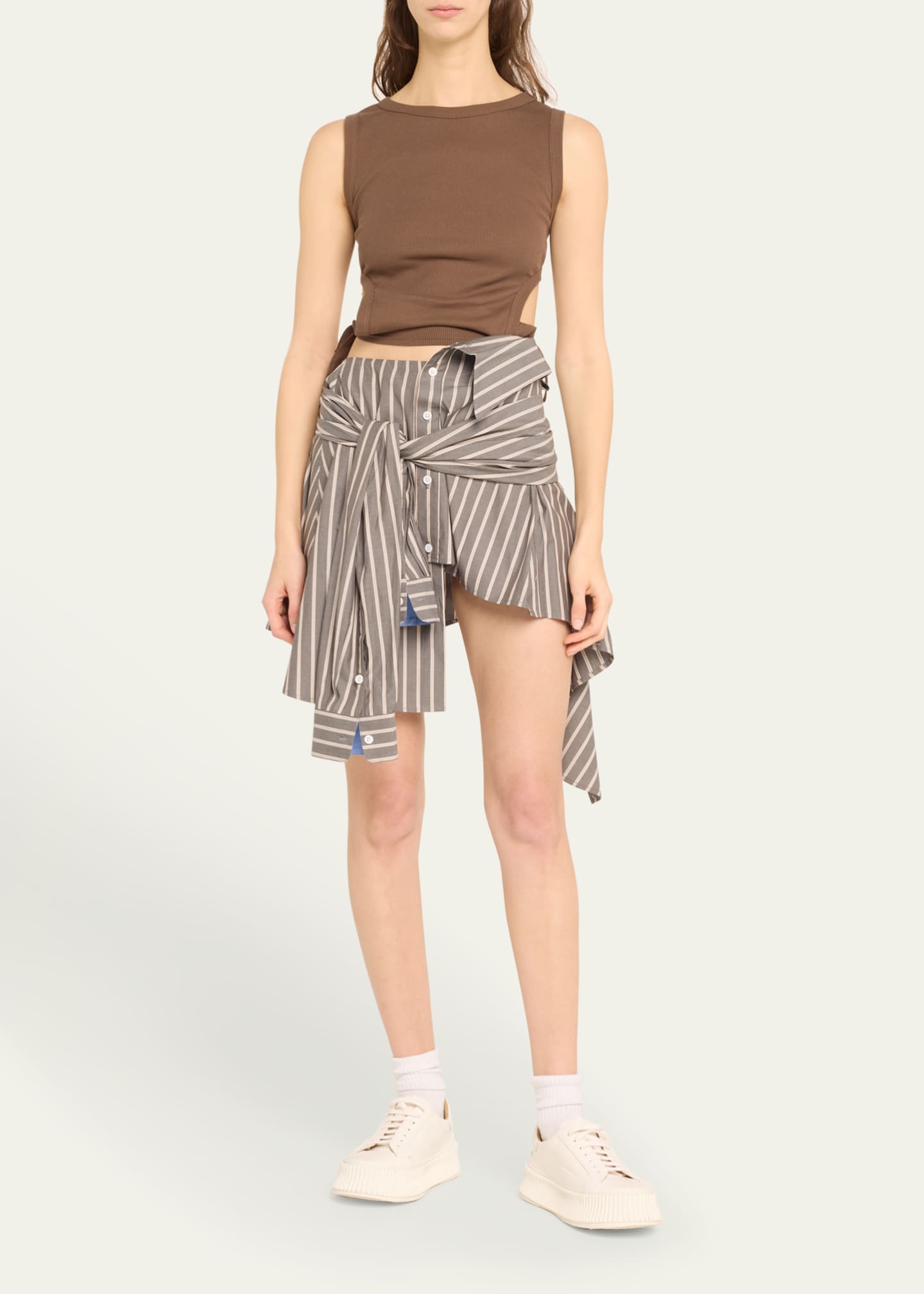 Jane Wade Deconstructed Boyfriend Skirt Image 2 of 5