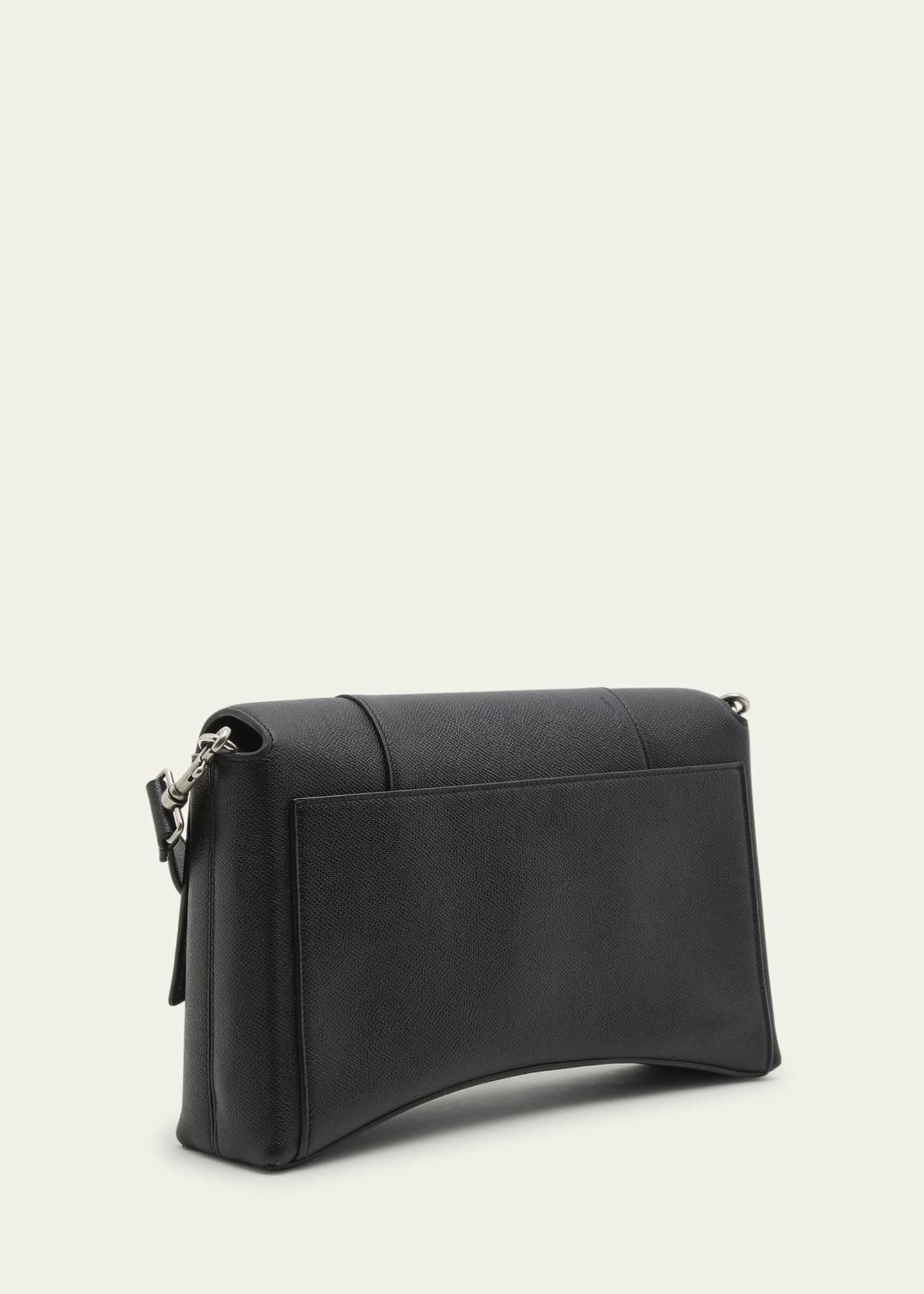 Balenciaga Men s Downtown Leather Messenger Bag Bergdorf Goodman