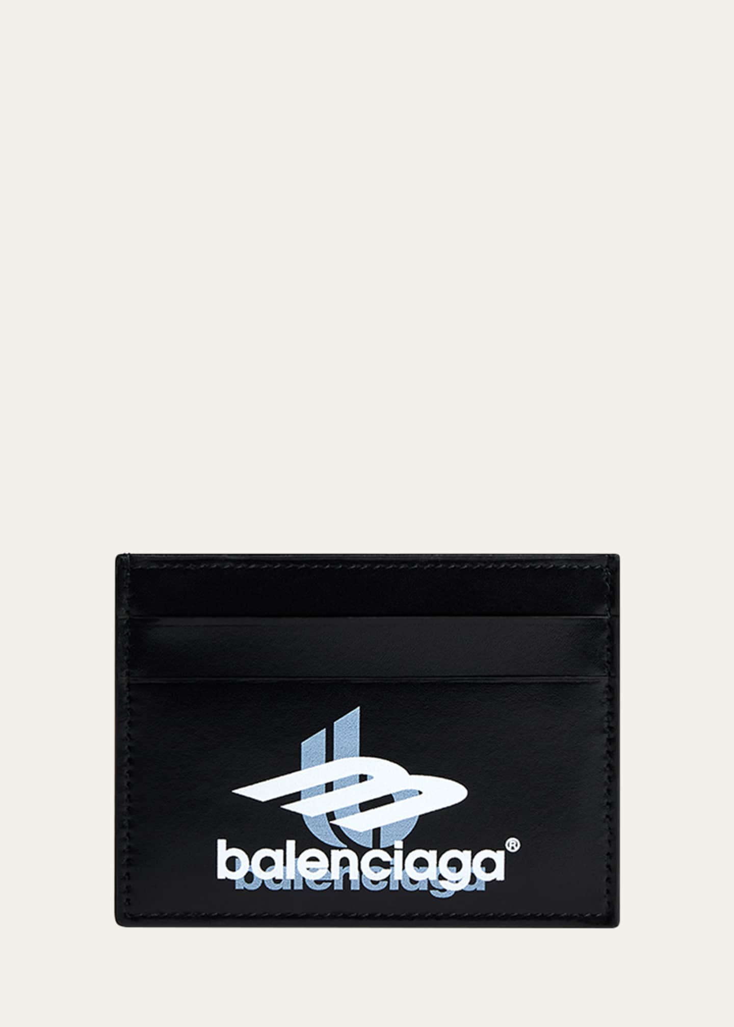 Balenciaga leather card holder outlet