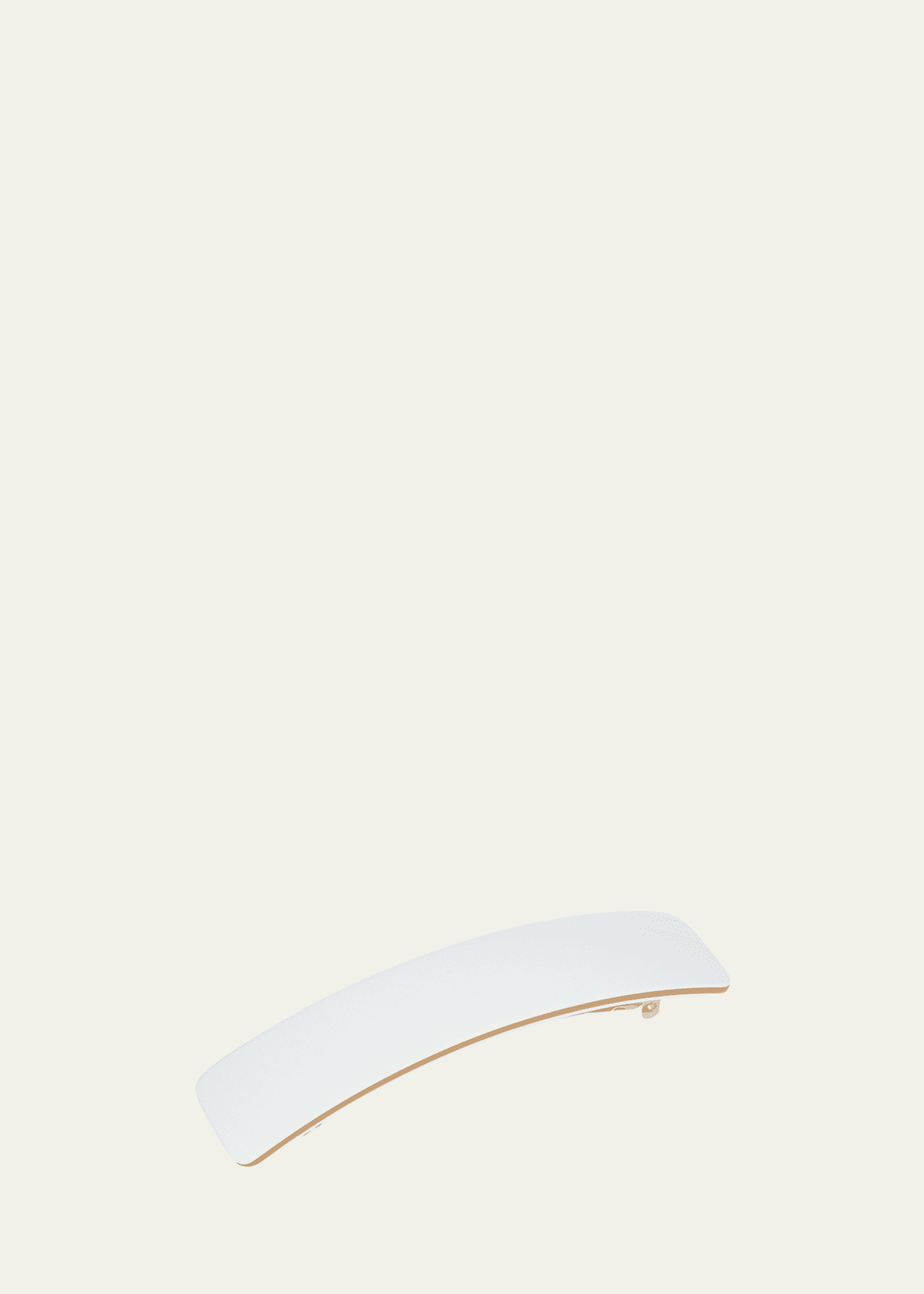 France Luxe Two-Tone Rectangle Barrette