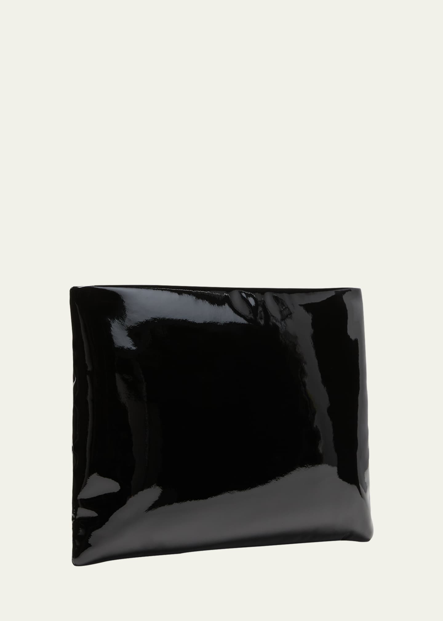 Saint Laurent Men's Patent Leather Pillow Pouch Image 3 of 5