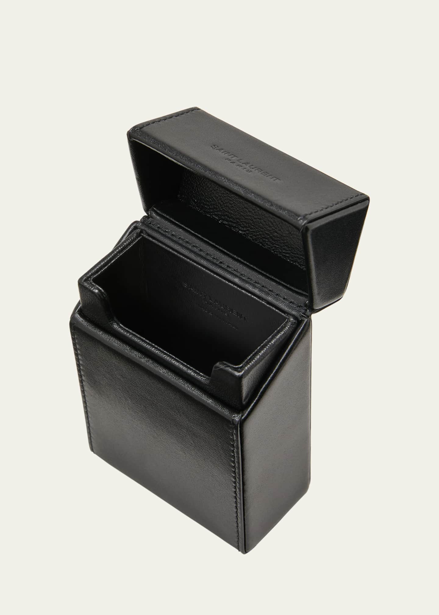 Saint Laurent Men's Calfskin Cigarette Case Image 4 of 4