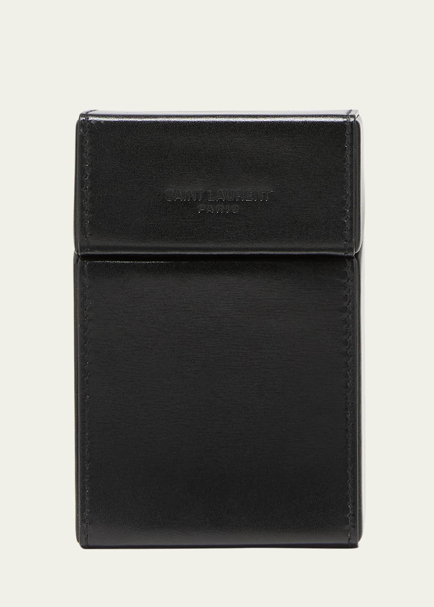 Saint Laurent Men's Calfskin Cigarette Case Image 1 of 4
