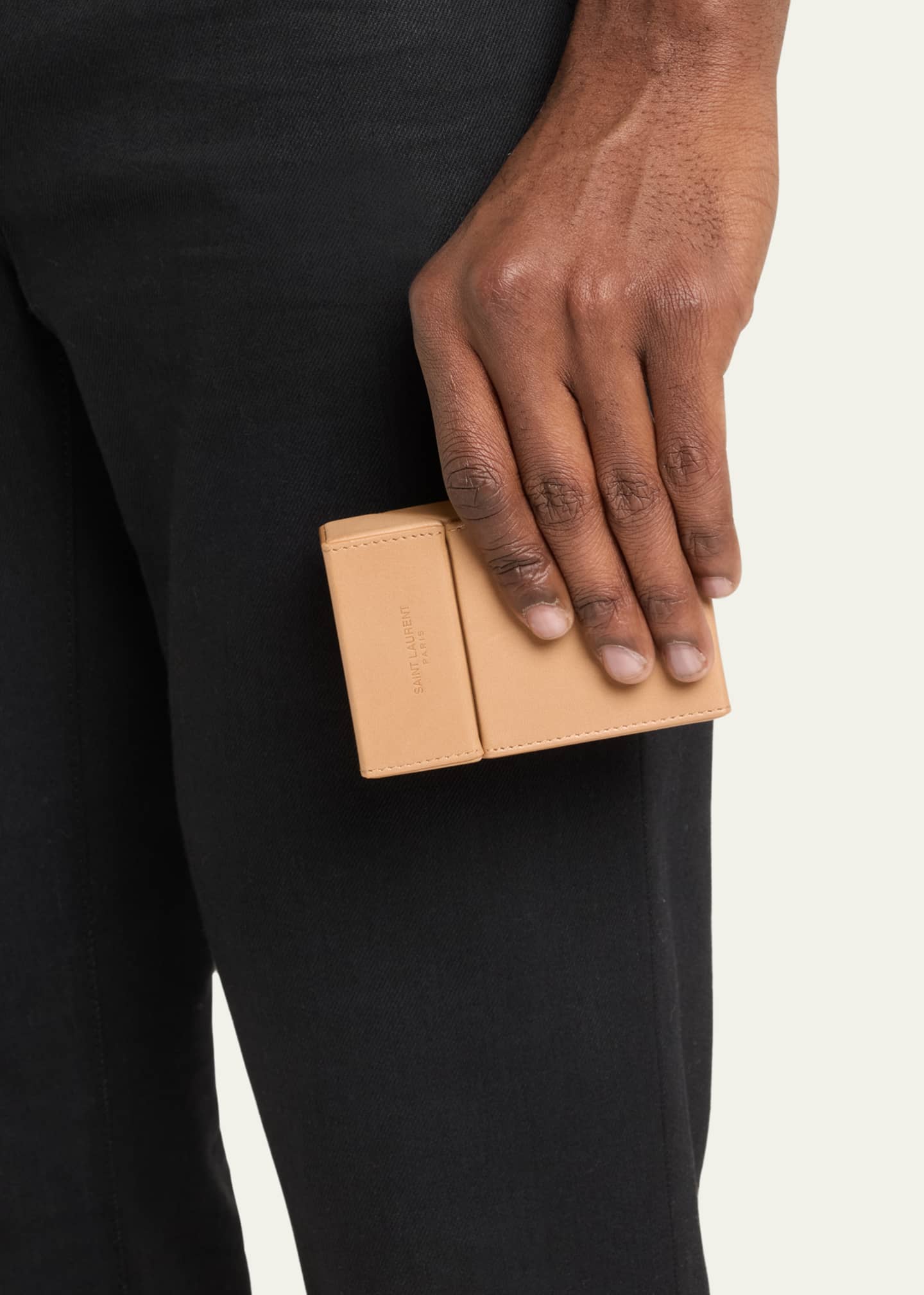 Saint Laurent Men's Calfskin Cigarette Case Image 2 of 4