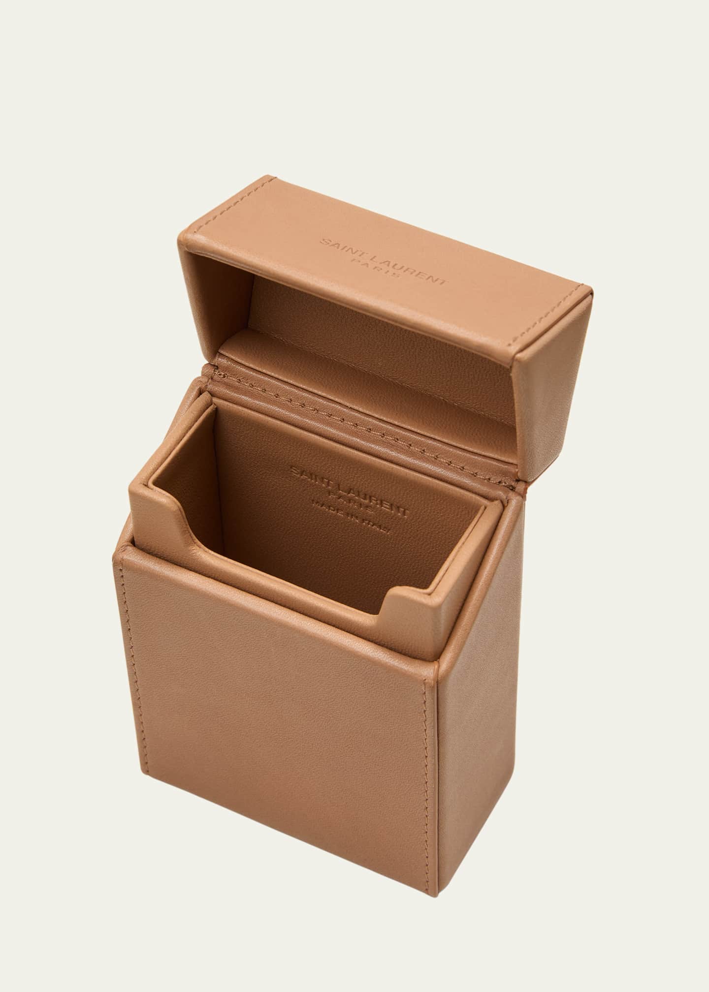 Saint Laurent Men's Calfskin Cigarette Case Image 4 of 4