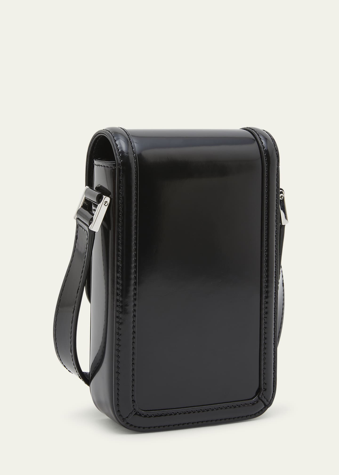 Saint Laurent Men's Solferino Mini Leather Crossbody Bag Image 3 of 5