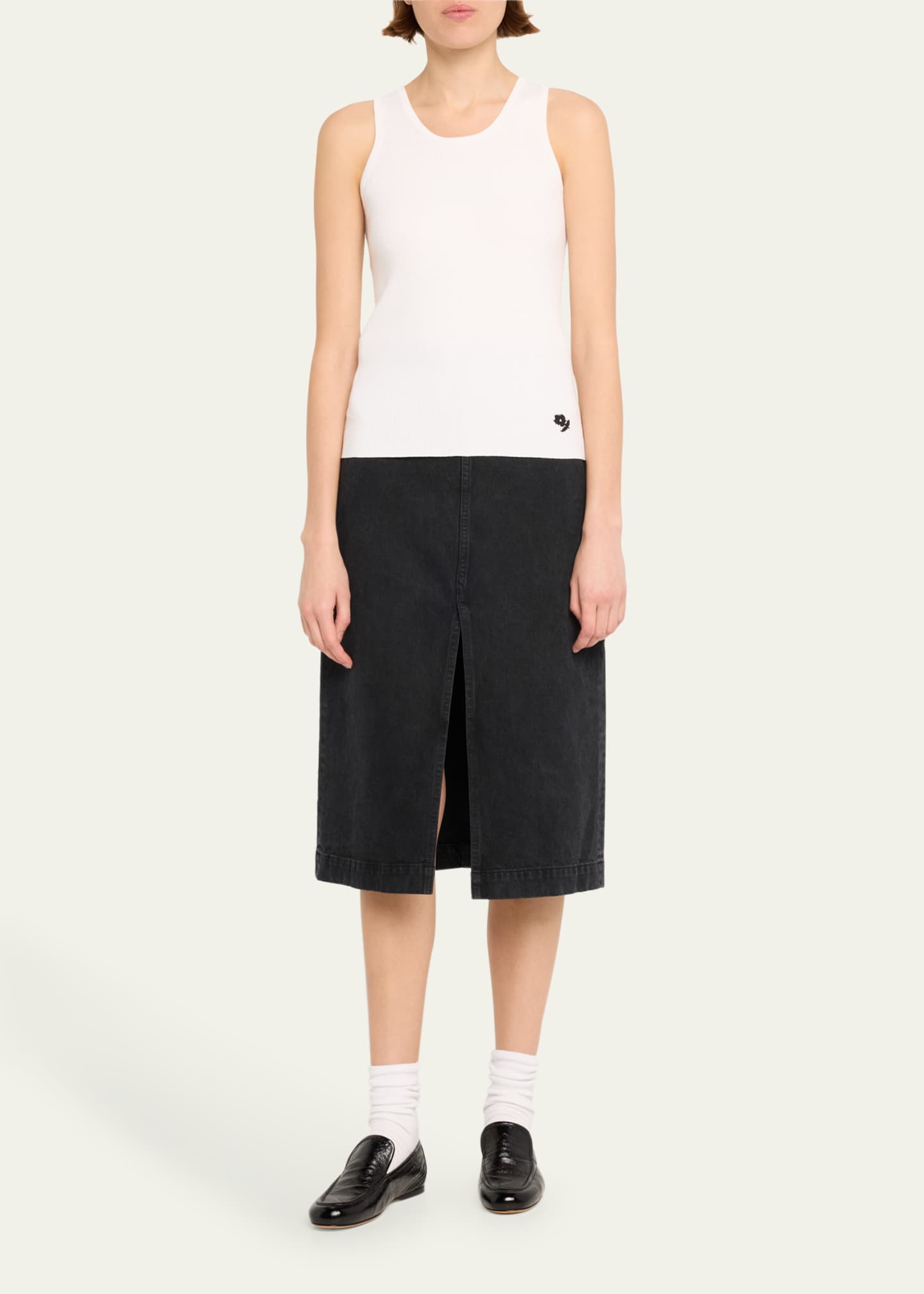 BERNADETTE Rosette Knit Tank Top Image 2 of 5