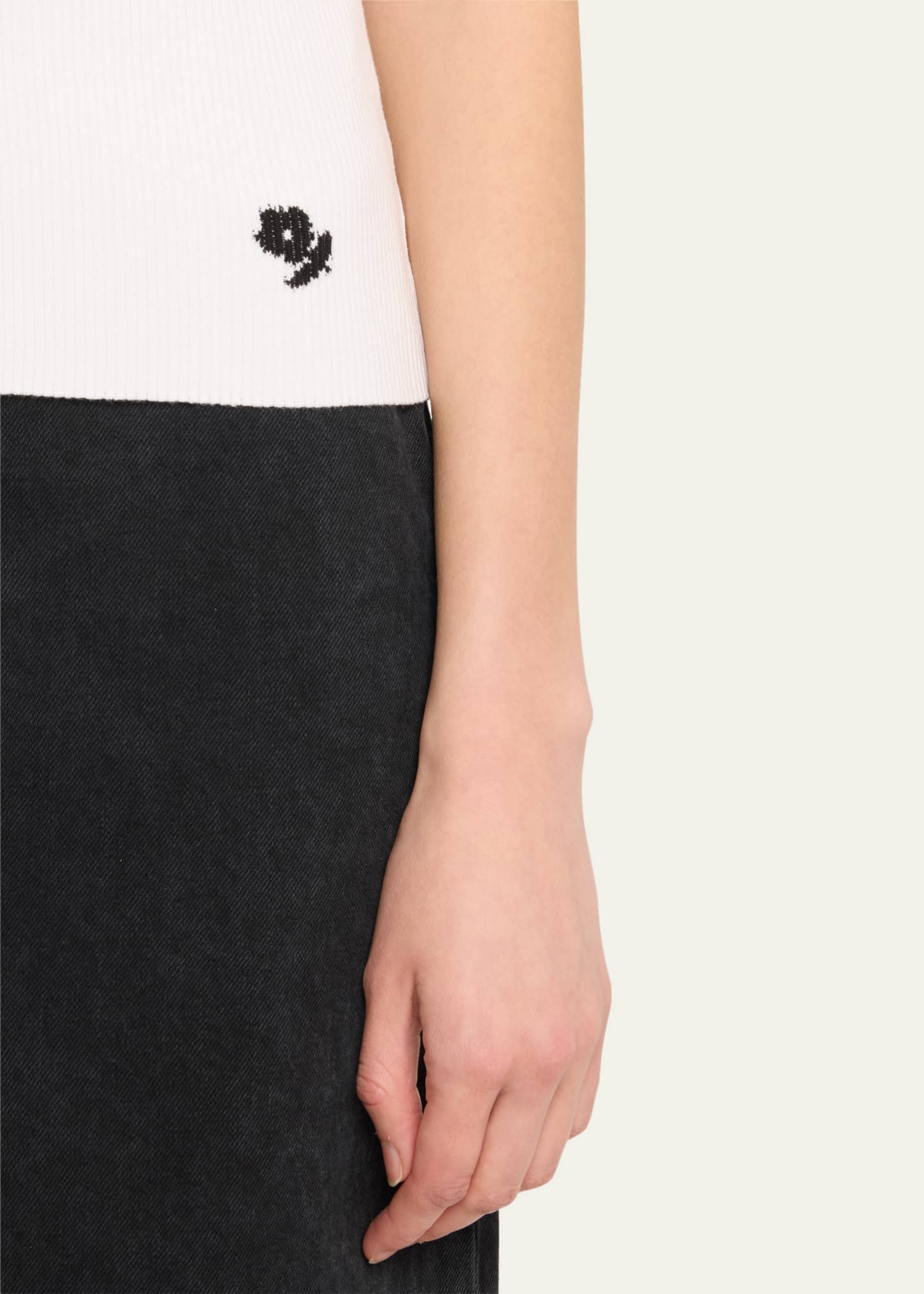 BERNADETTE Rosette Knit Tank Top Image 5 of 5