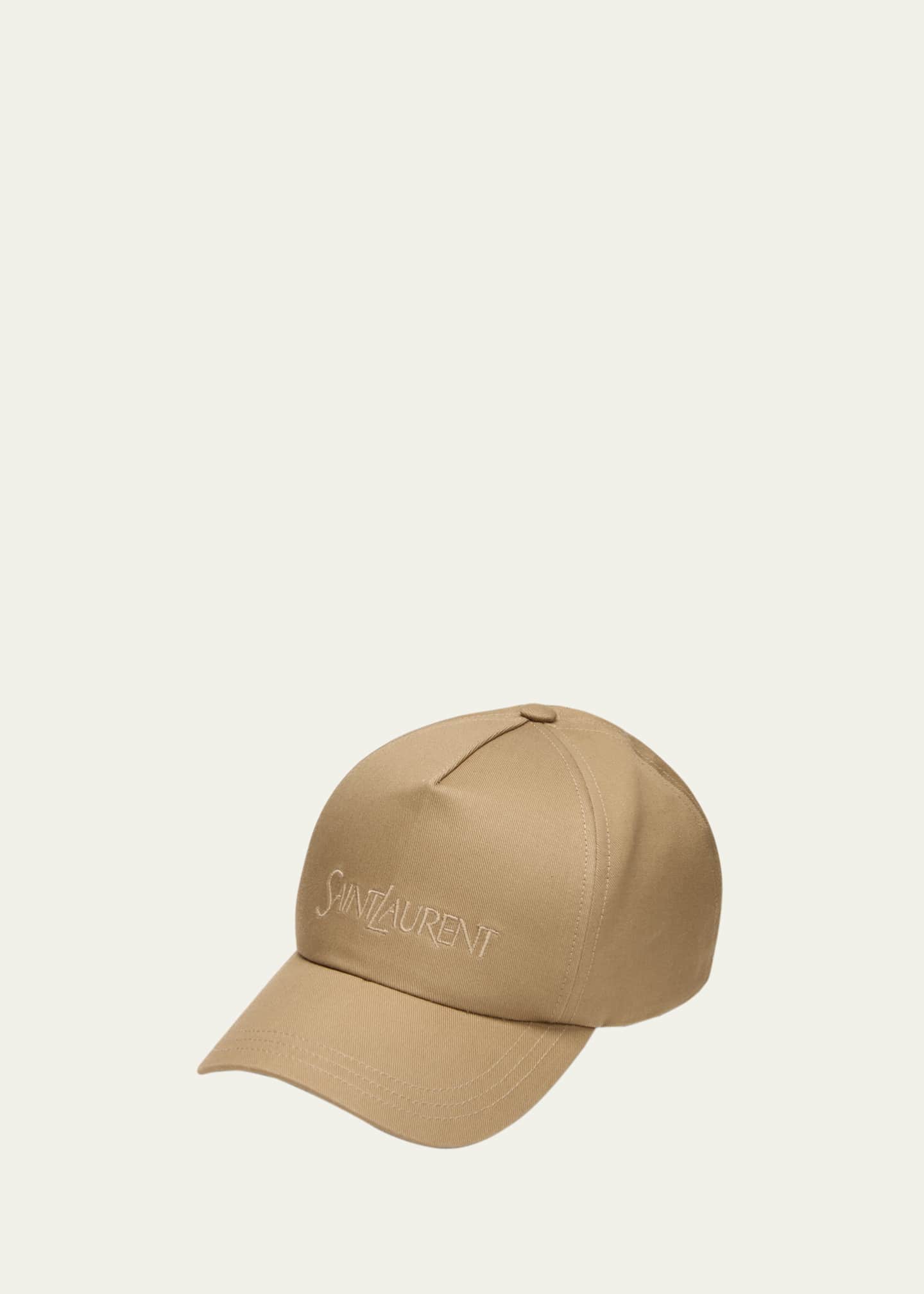 Saint Laurent Men's Embroidered Logo 5-Panel Baseball Cap Image 1 of 2