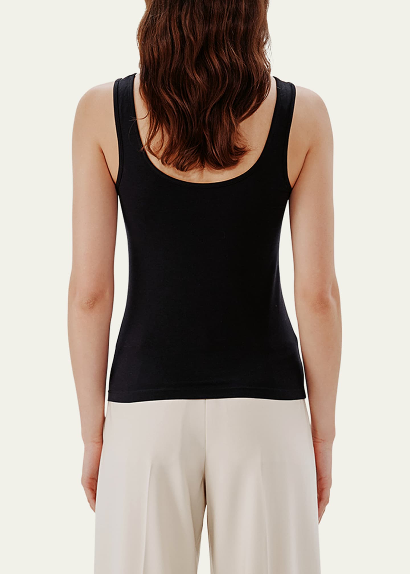 Another Tomorrow Slim Tank Top Image 3 of 5