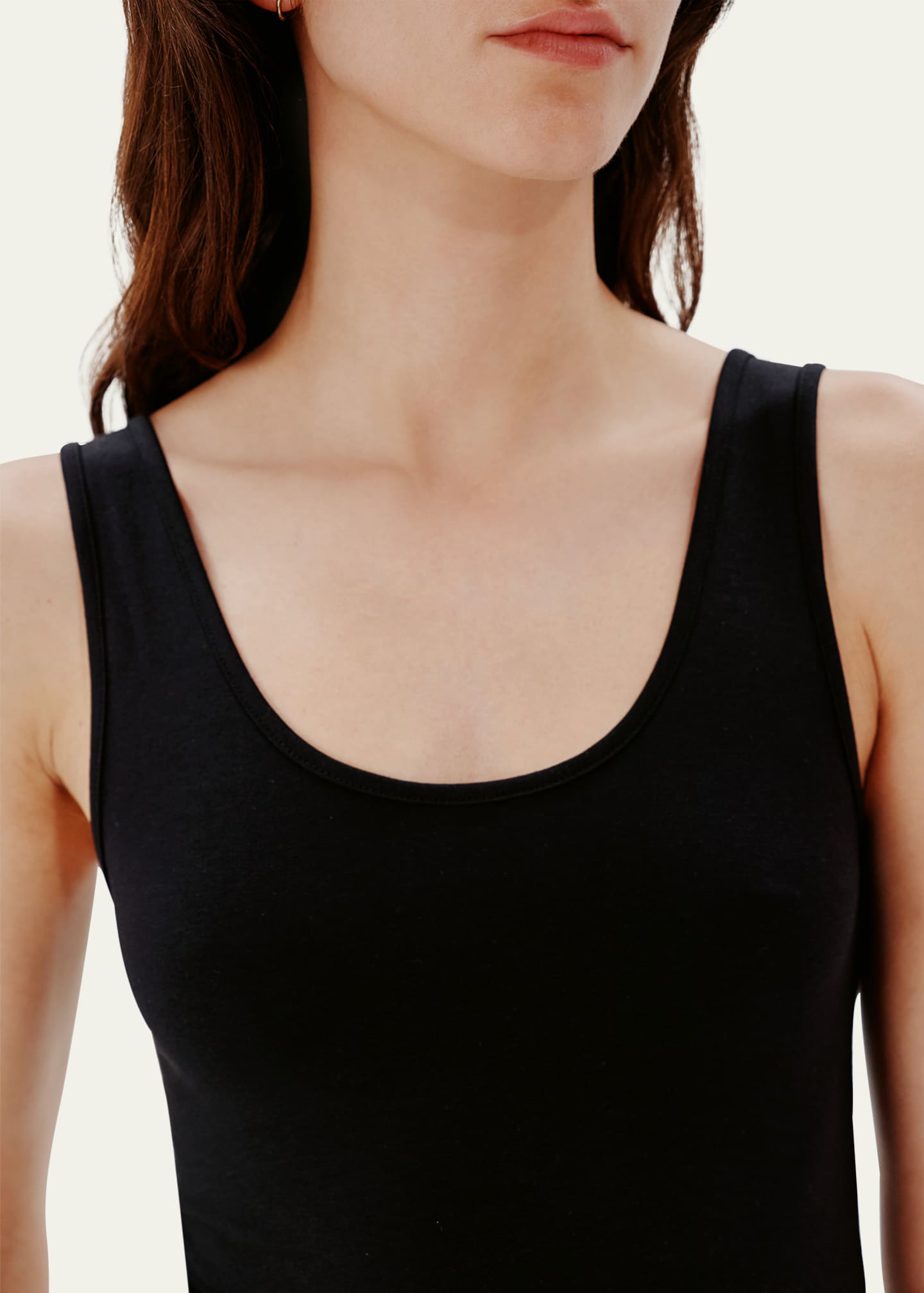 Another Tomorrow Slim Tank Top Image 5 of 5