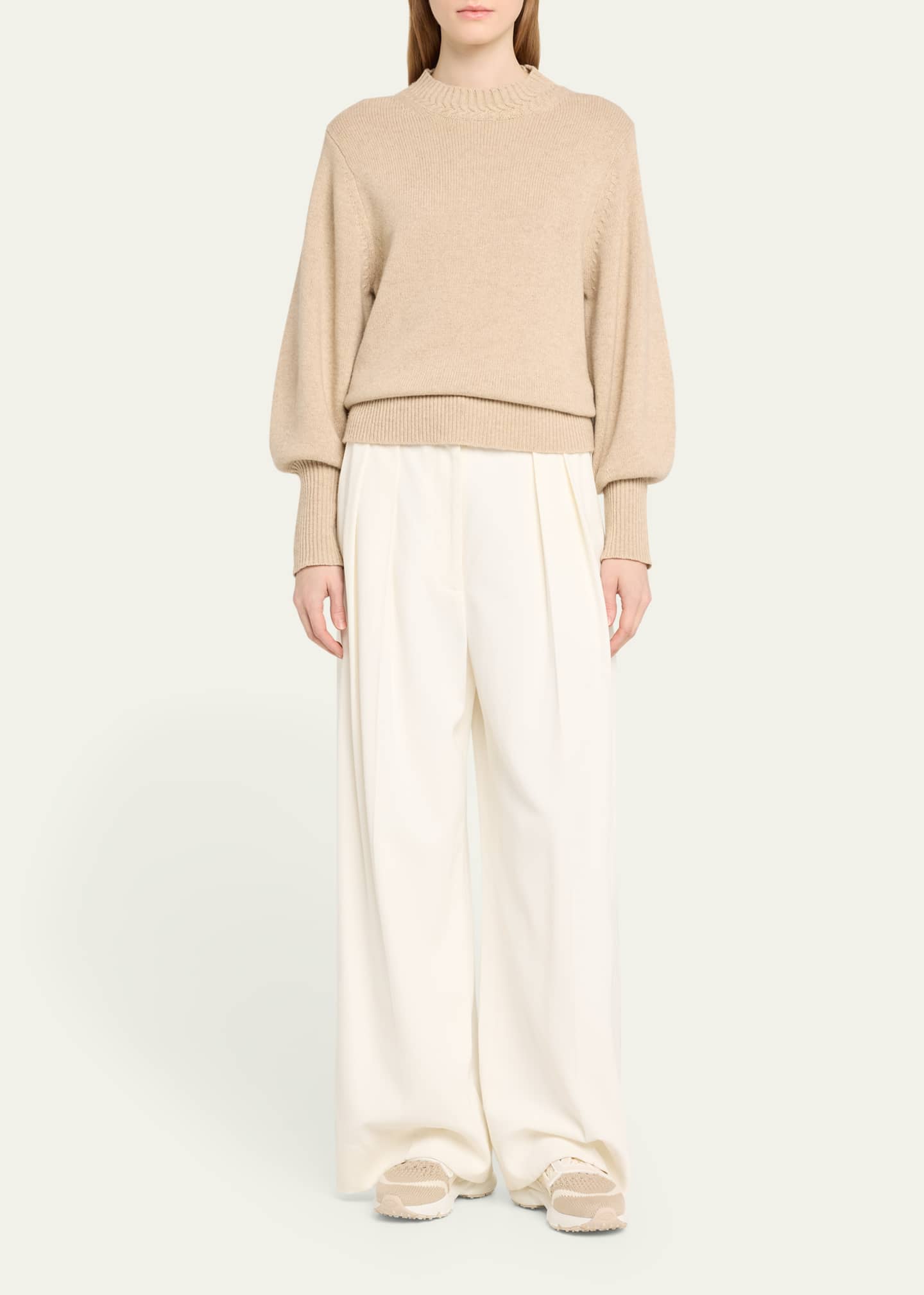 Tod's Stretch Woven Cotton Runner Sneakers Image 3 of 5