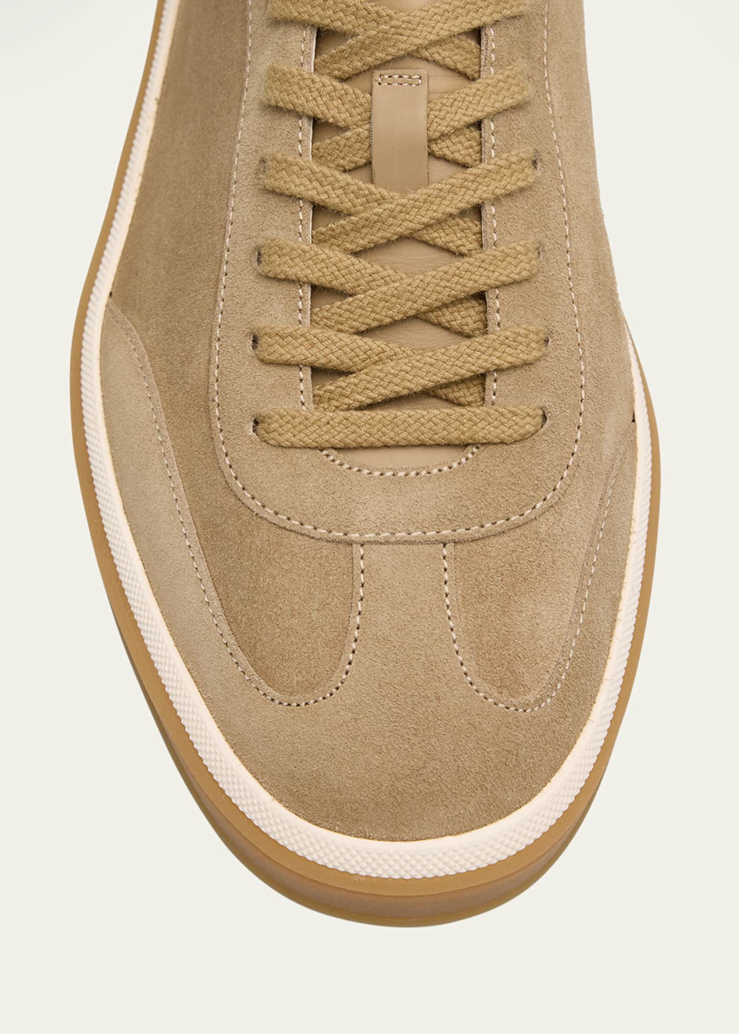 Loro Piana Men's Tennis Walk Suede Low-Top Sneakers Image 6 of 6