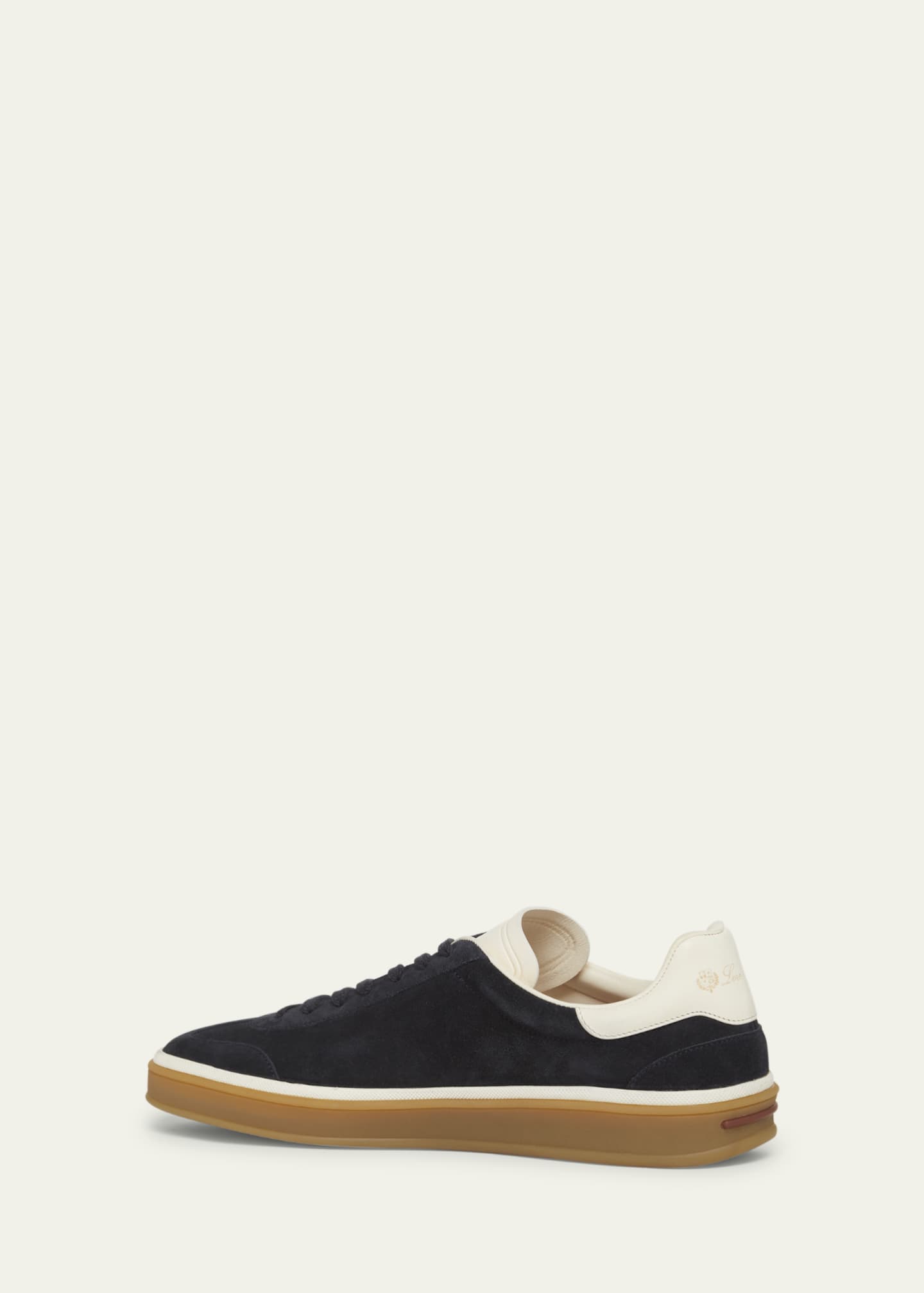 Loro Piana Men's Tennis Walk Suede Low-Top Sneakers Image 4 of 6