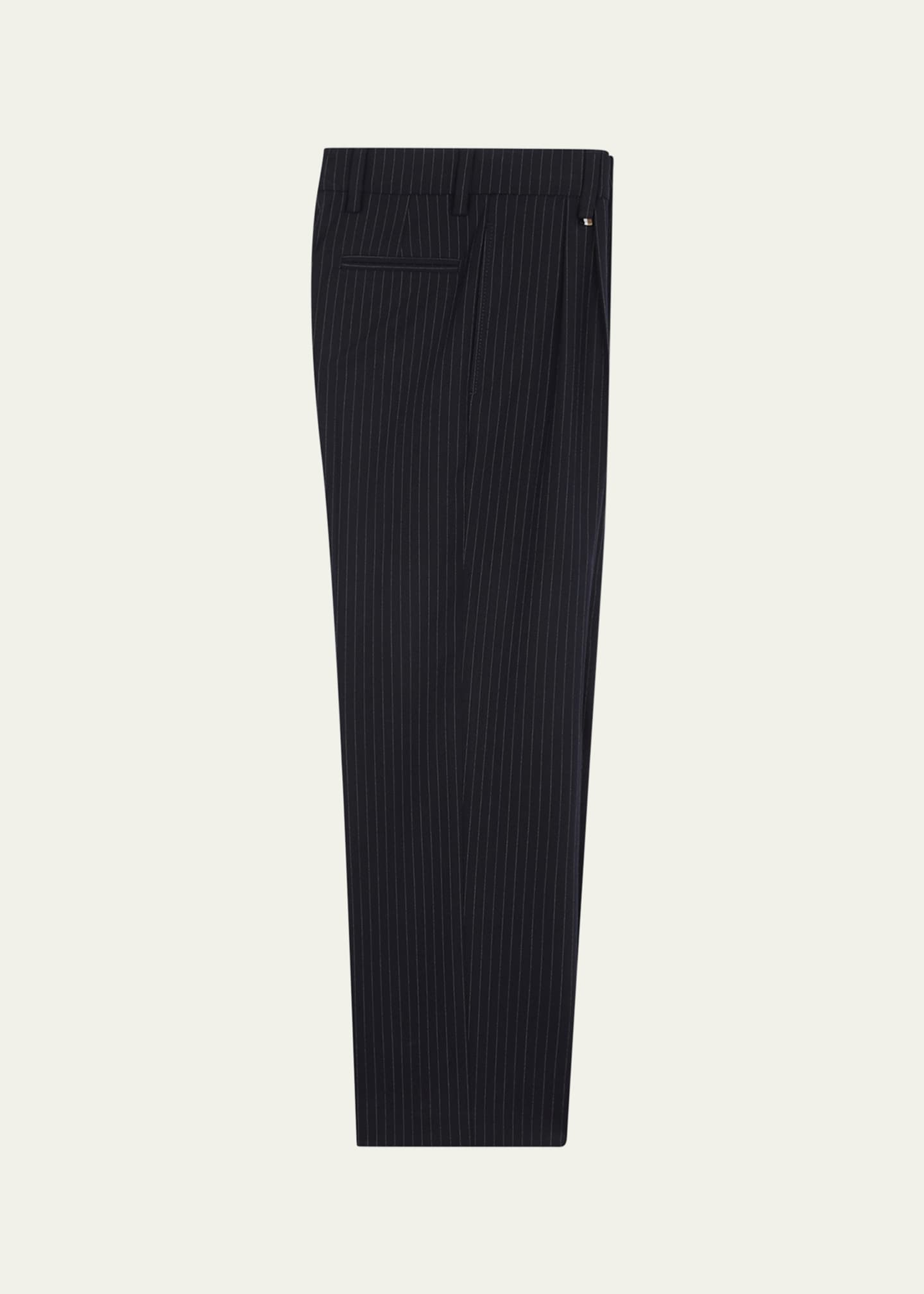BOSS Boy's Striped Suit Pants, Size 4-16 Image 3 of 3
