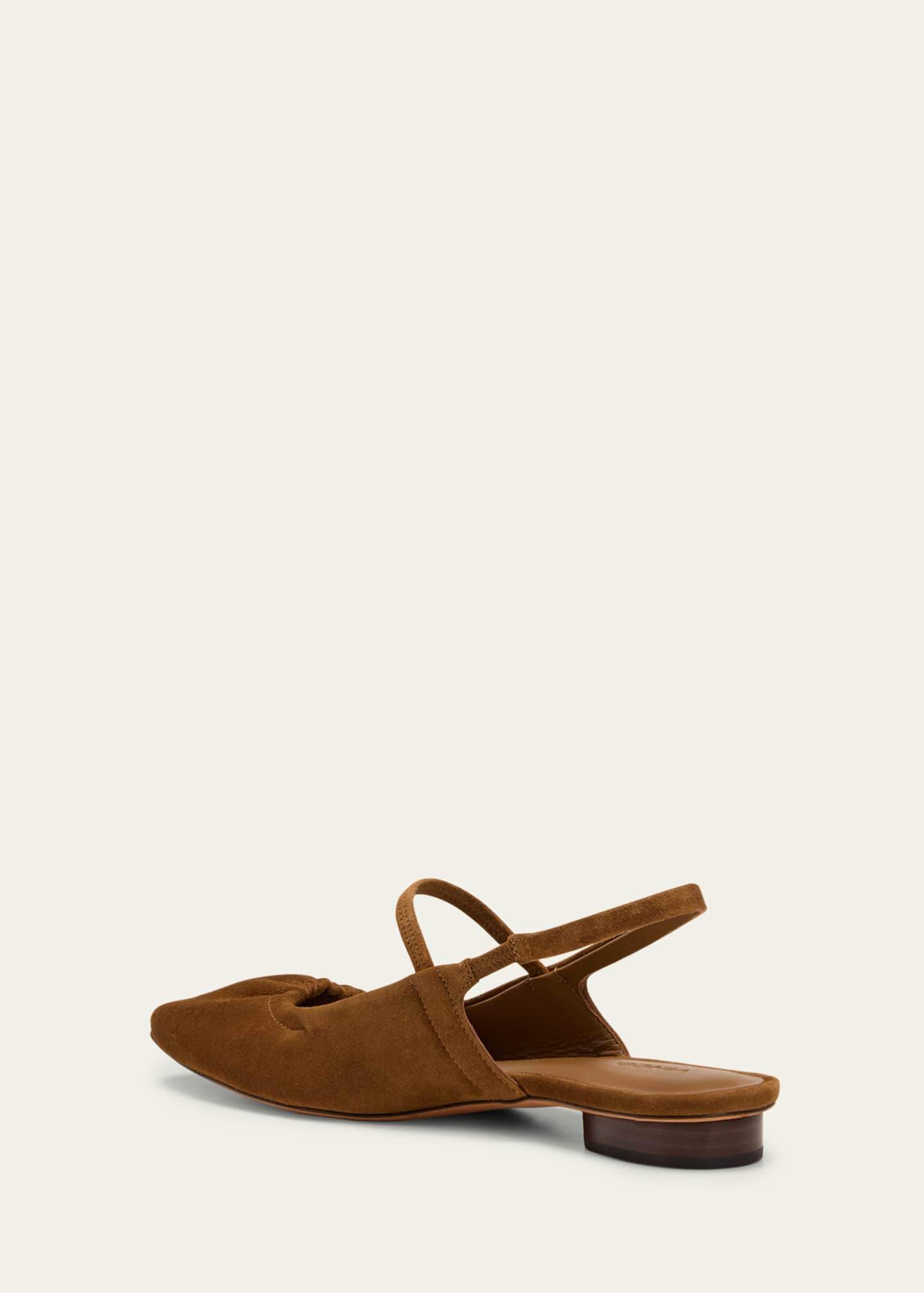 Vince Venice Suede Slingback Ballerina Flats Image 4 of 5