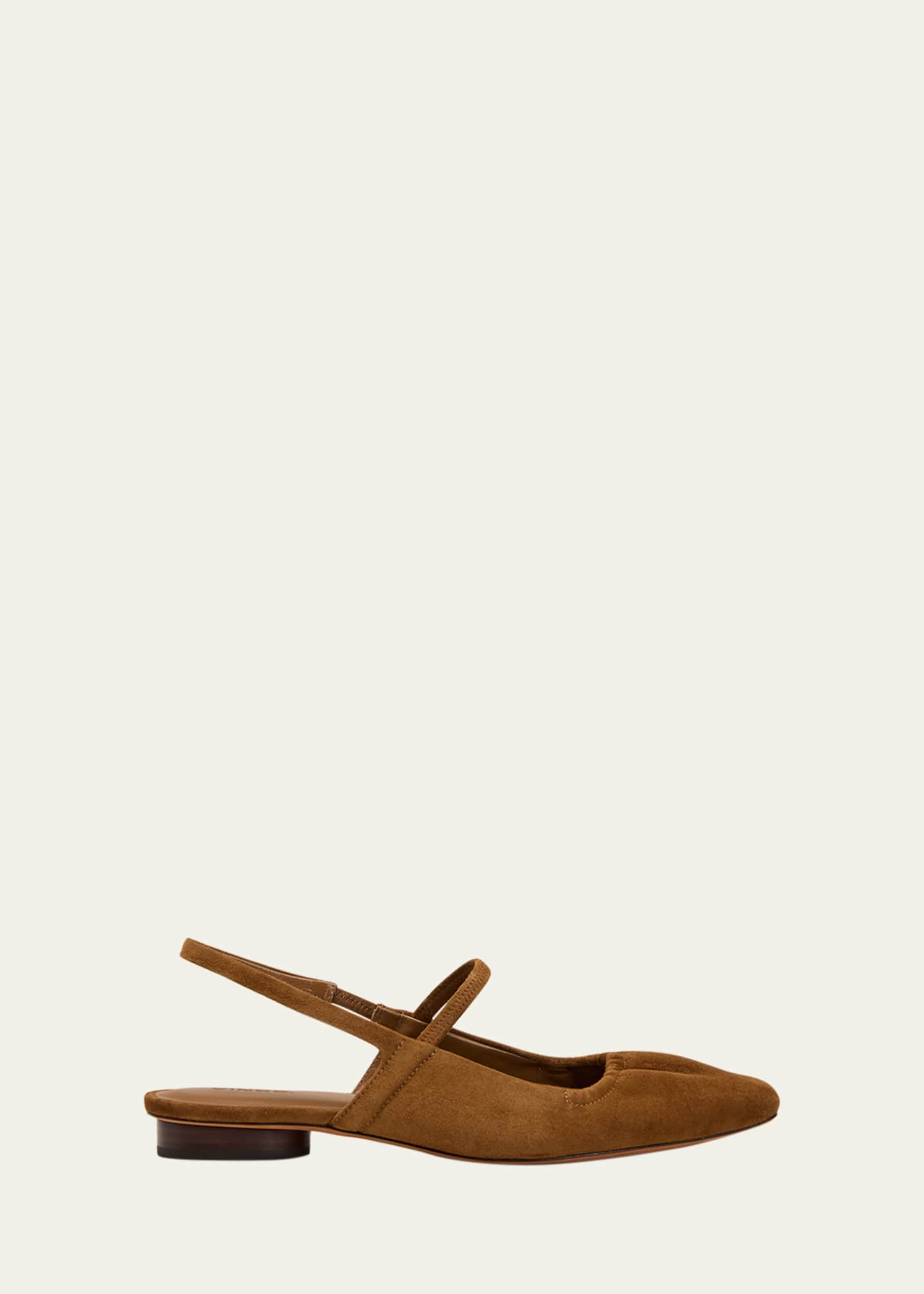 Vince Venice Suede Slingback Ballerina Flats Image 1 of 5