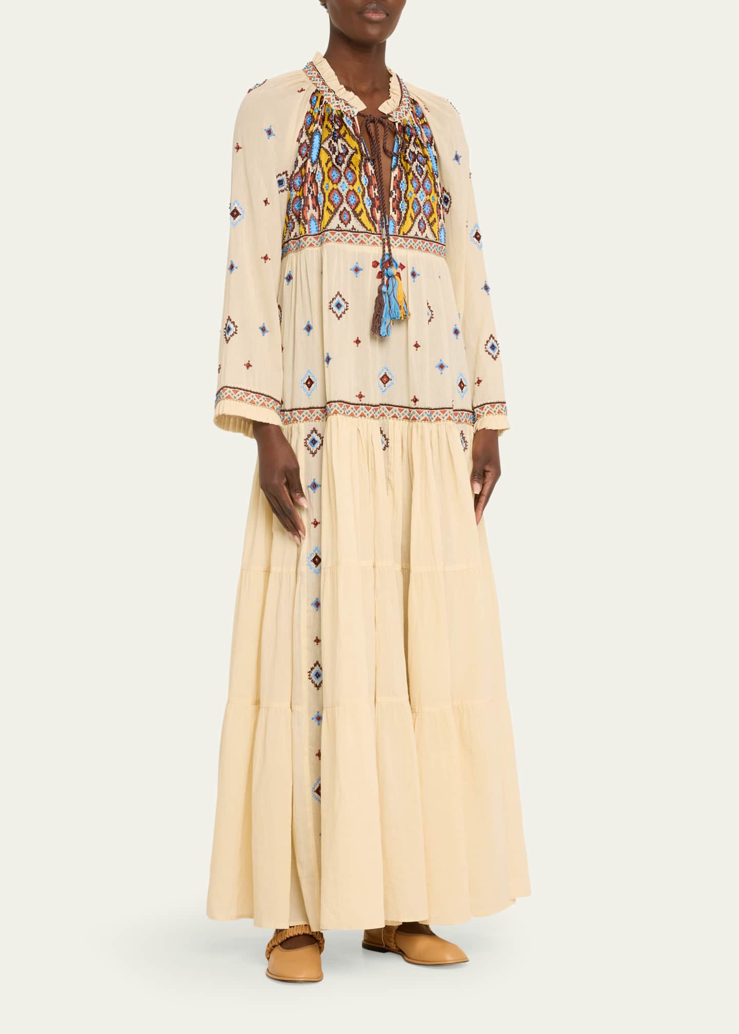Bib front Caftan
