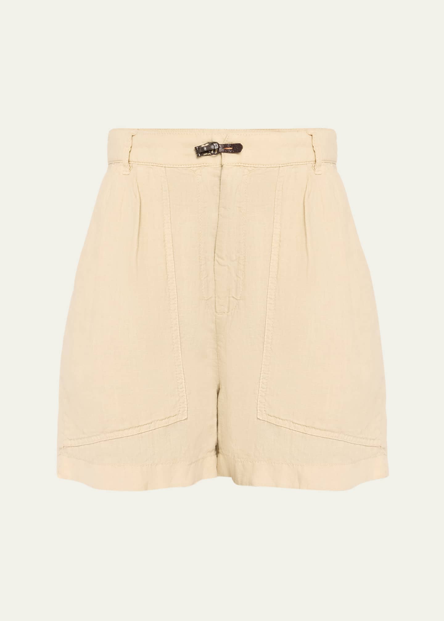 FORTELA Hook Linen Shorts Image 1 of 5