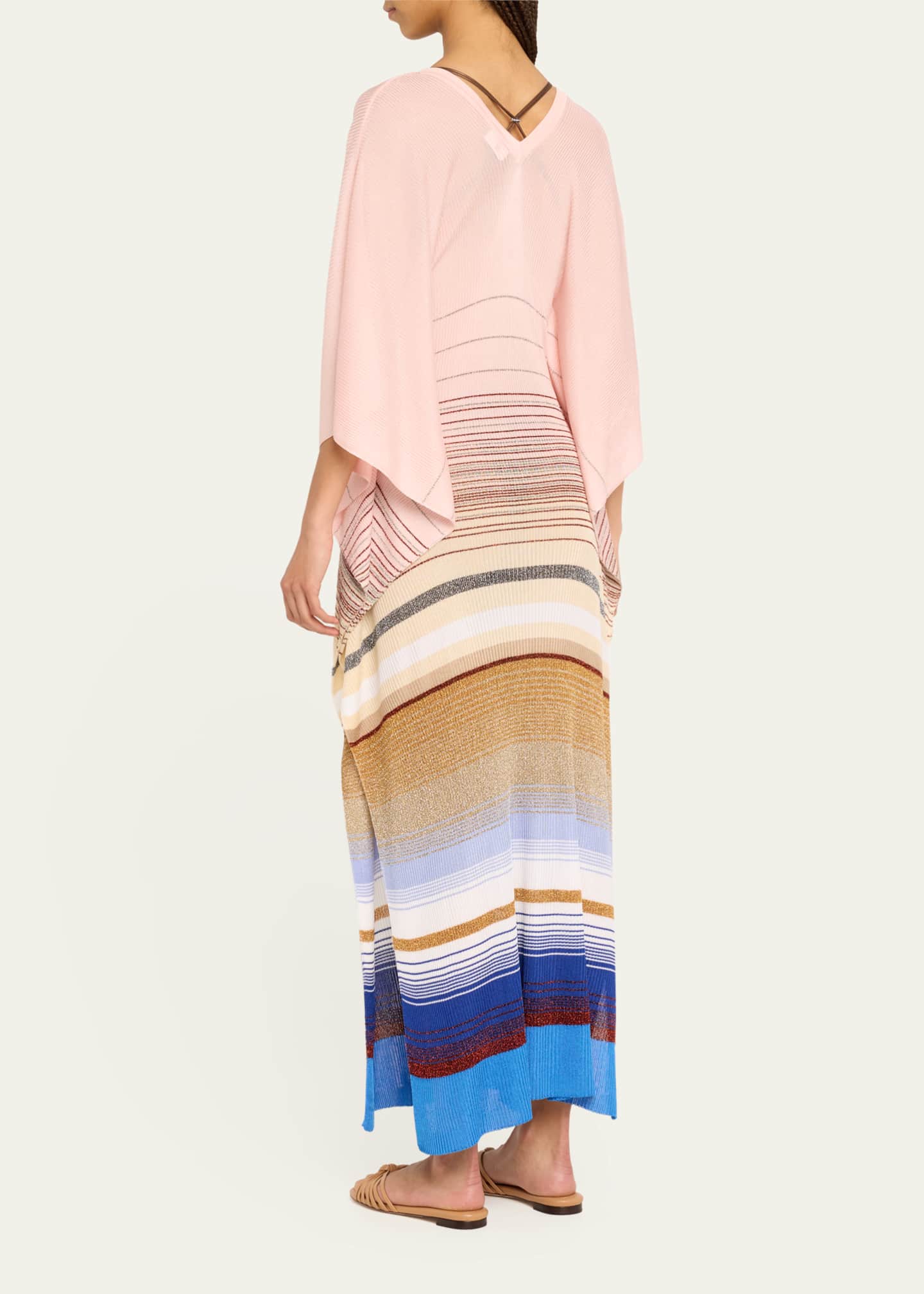 Missoni Multi Striped Maxi Beach Dress