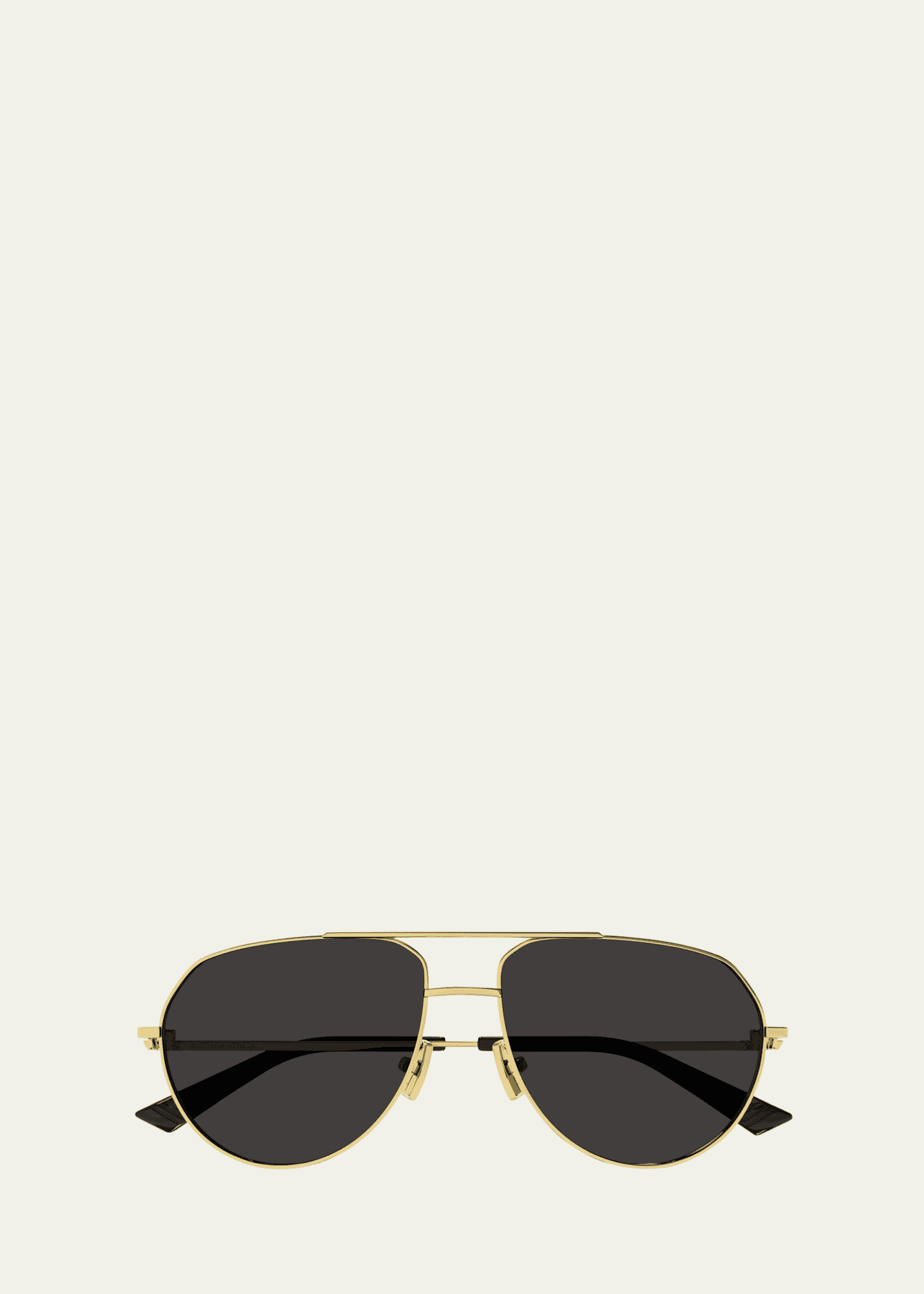 Bottega Veneta Logo Metal Aviator Sunglasses Image 1 of 2