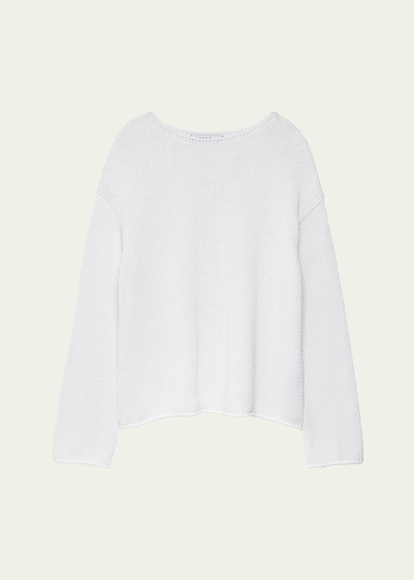 Another Tomorrow Draped Knit Sweater Image 1 of 5