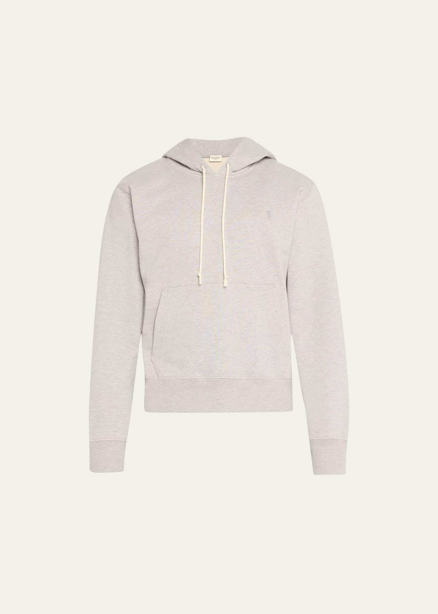 Saint Laurent Men's Cassandra Terry Hoodie Image 1 of 5