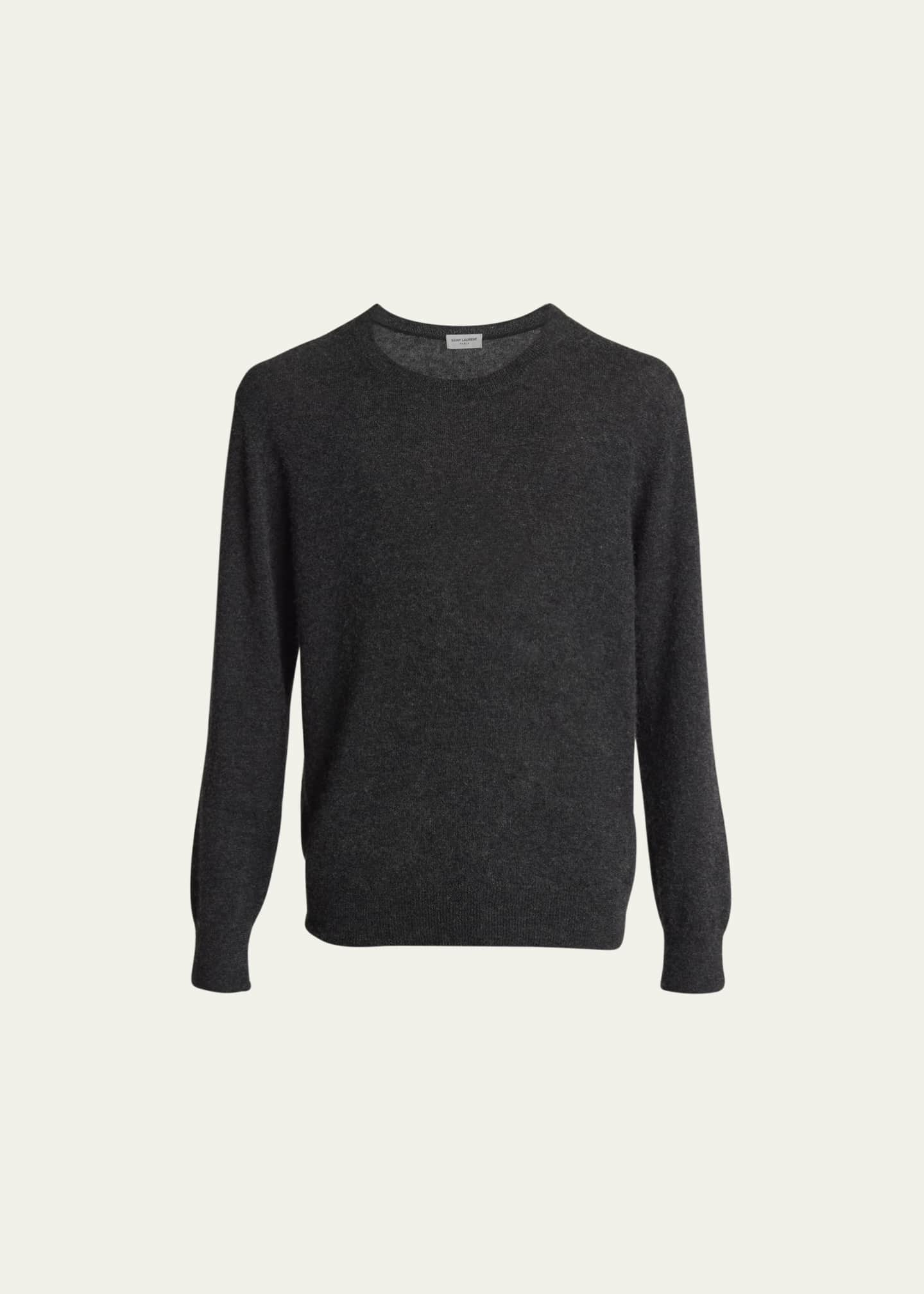 Saint Laurent Men s Cashmere Silk Sweater Bergdorf Goodman