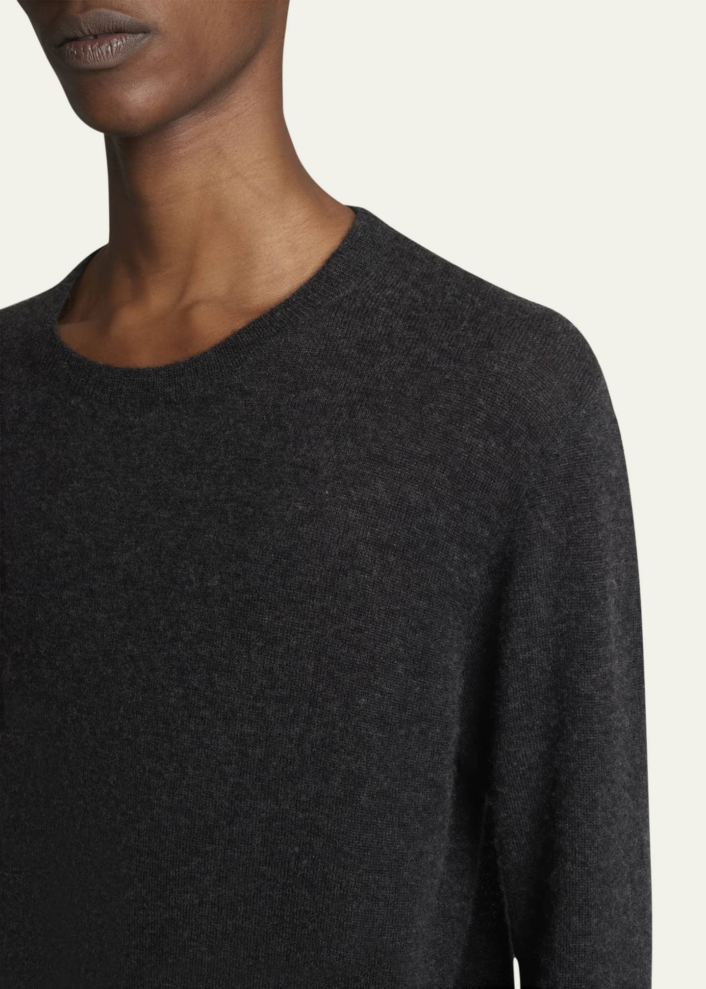 Saint Laurent Men's Cashmere-Silk Sweater - Bergdorf Goodman