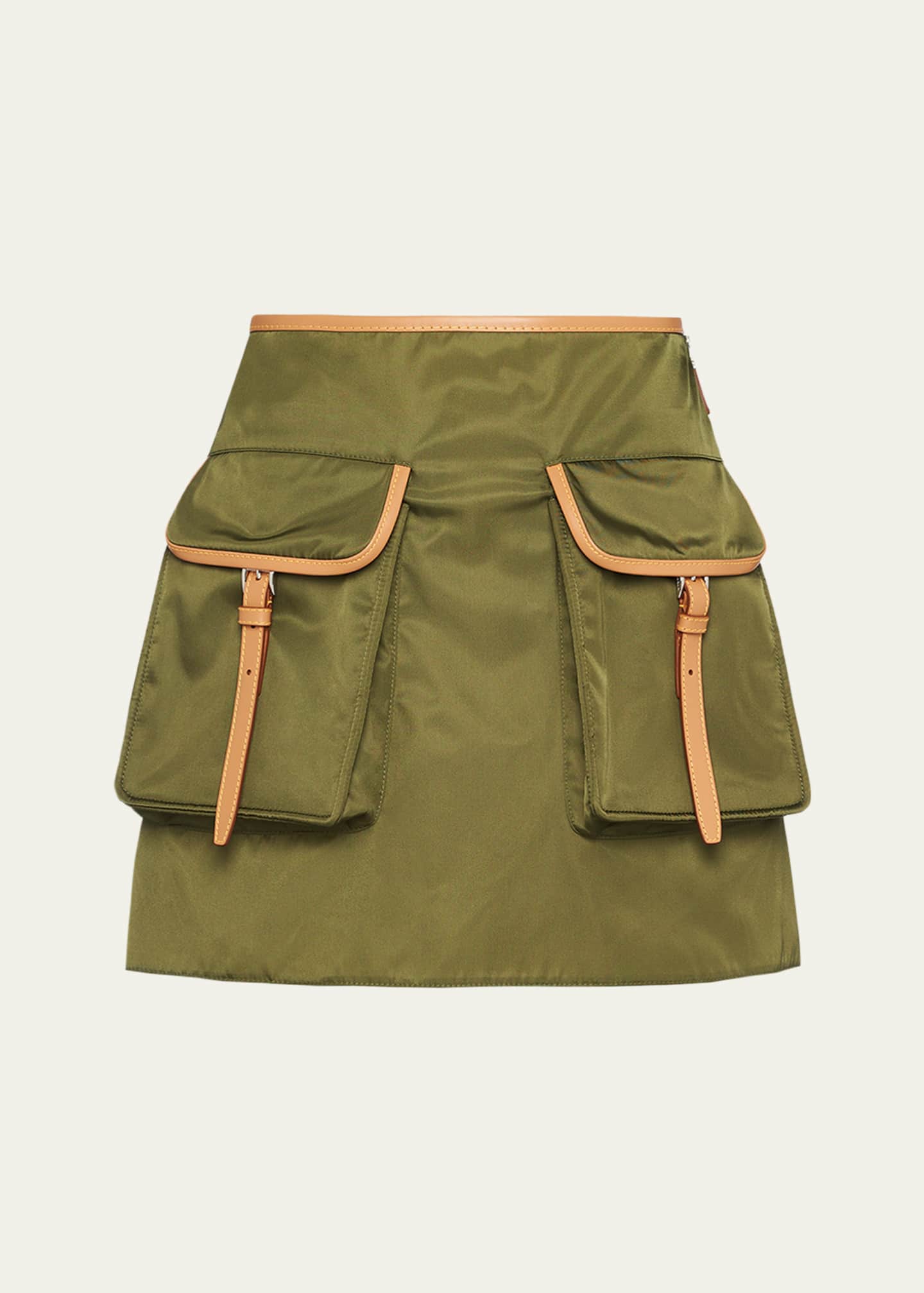 Prada Re-Nylon Utility Pocket Mini Skirt Image 1 of 4