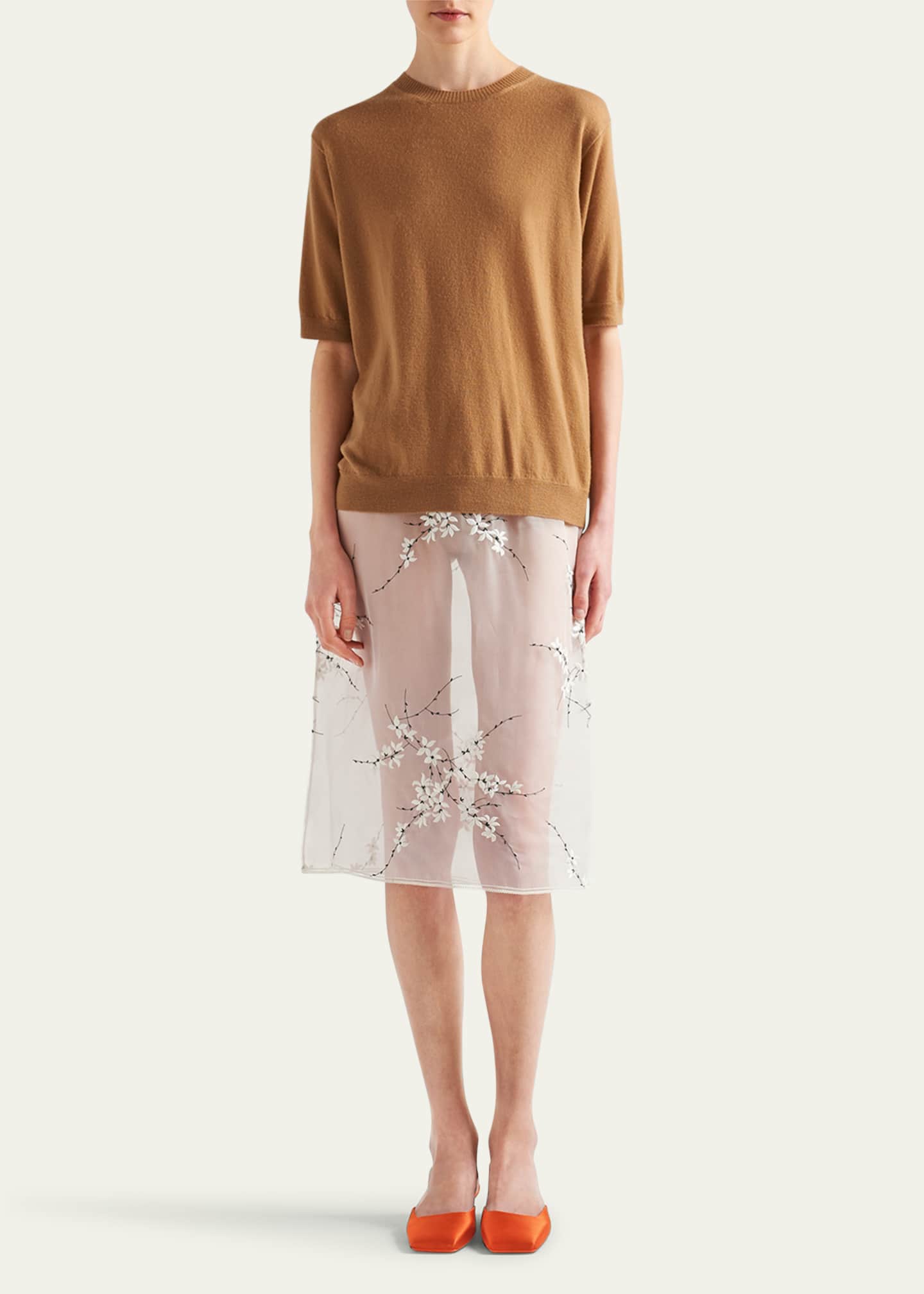 Prada Superfine Cashmere Knit Shirt Image 2 of 5