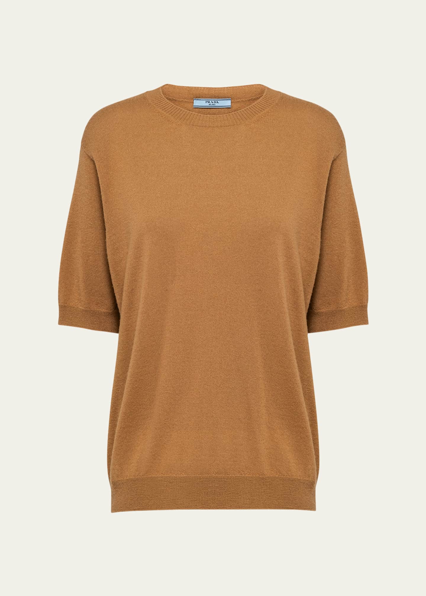 Prada Superfine Cashmere Knit Shirt Image 1 of 5