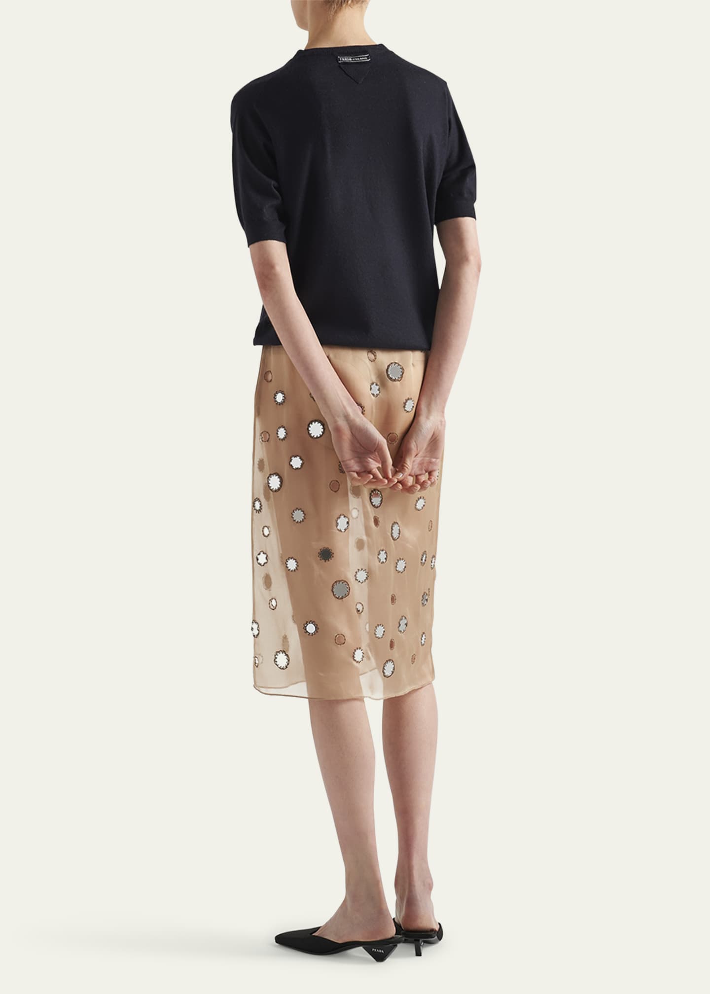 Prada Superfine Cashmere Knit Shirt Image 3 of 5