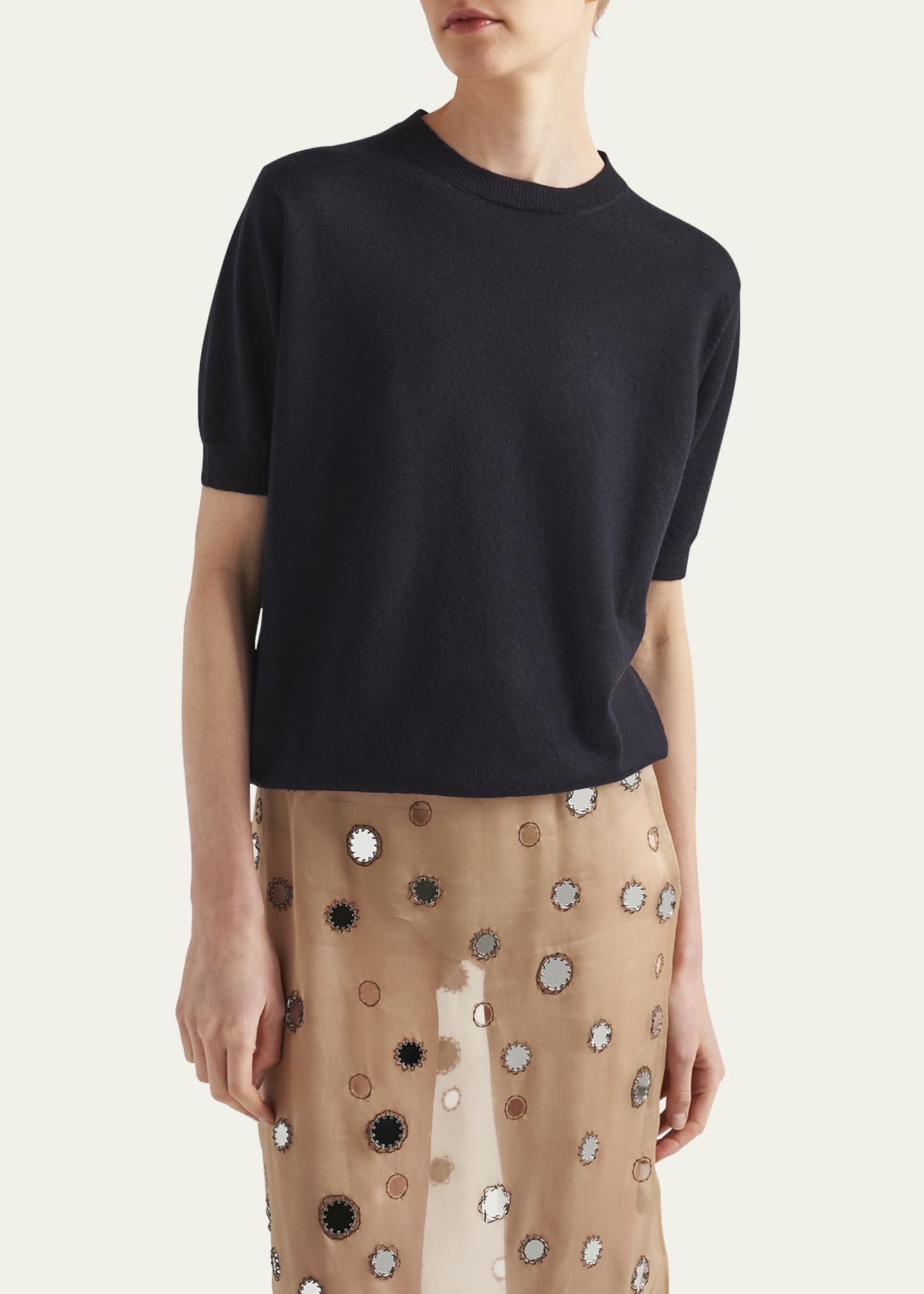 Prada Superfine Cashmere Knit Shirt Image 4 of 5