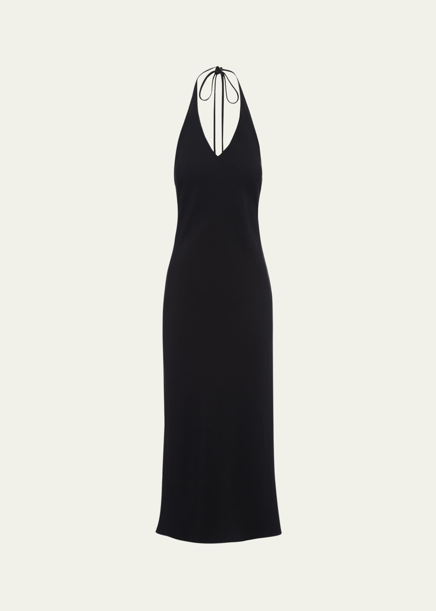Prada Halter Sable Midi Dress Image 1 of 3