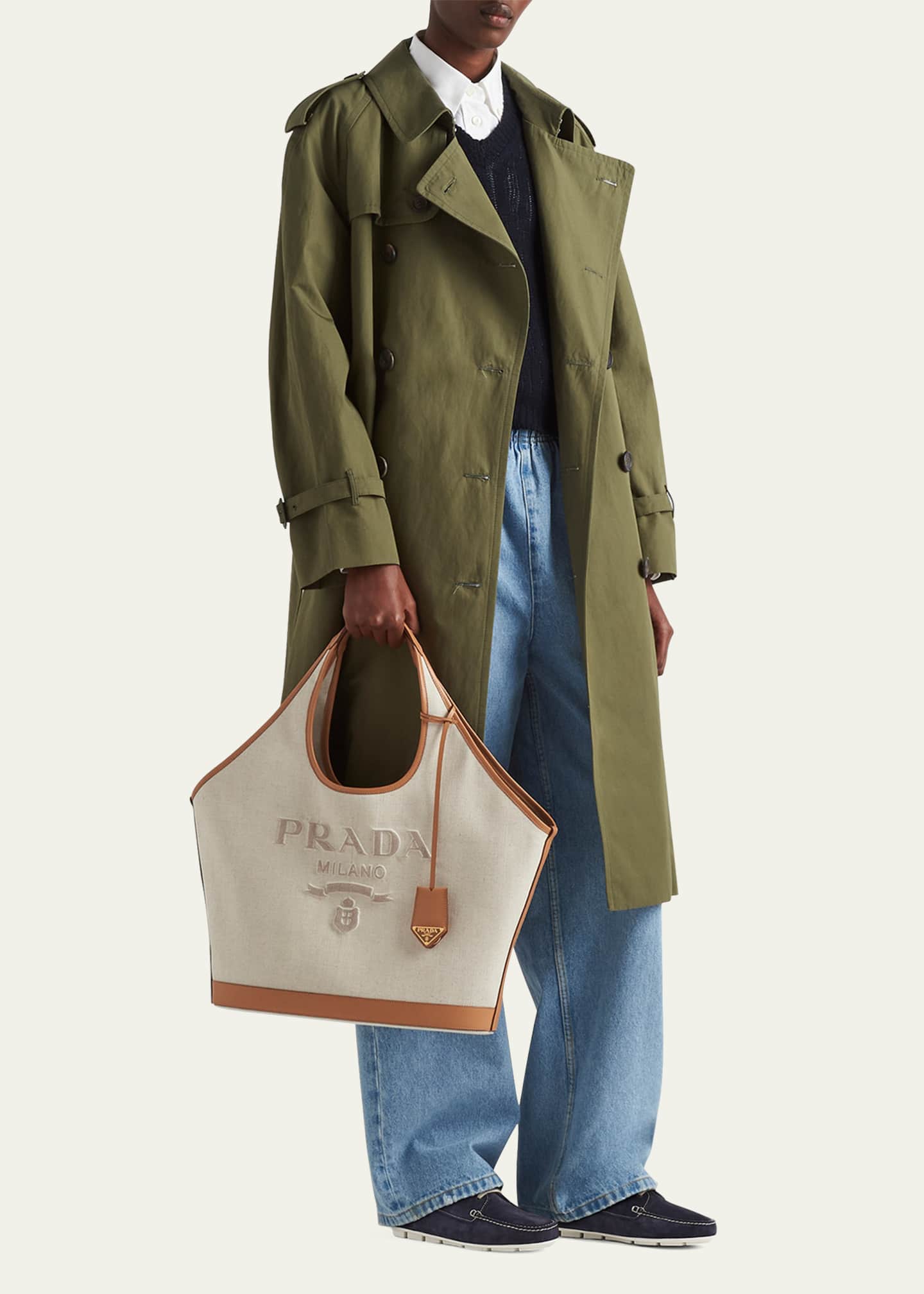 Prada V-Neck Cashmere Sweater Vest Image 2 of 4