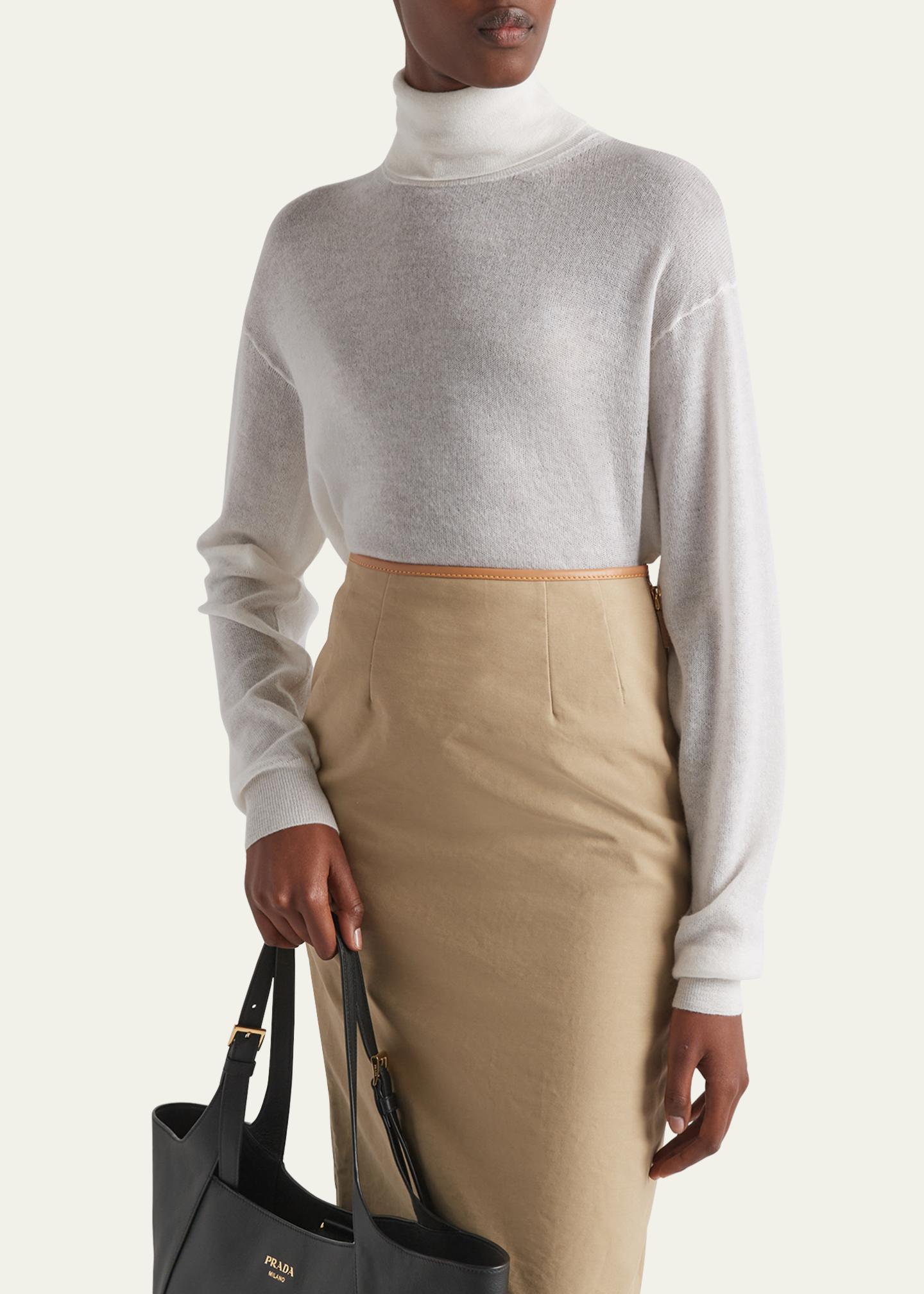 Prada Superfine Cashmere Turtleneck Sweater - Bergdorf Goodman