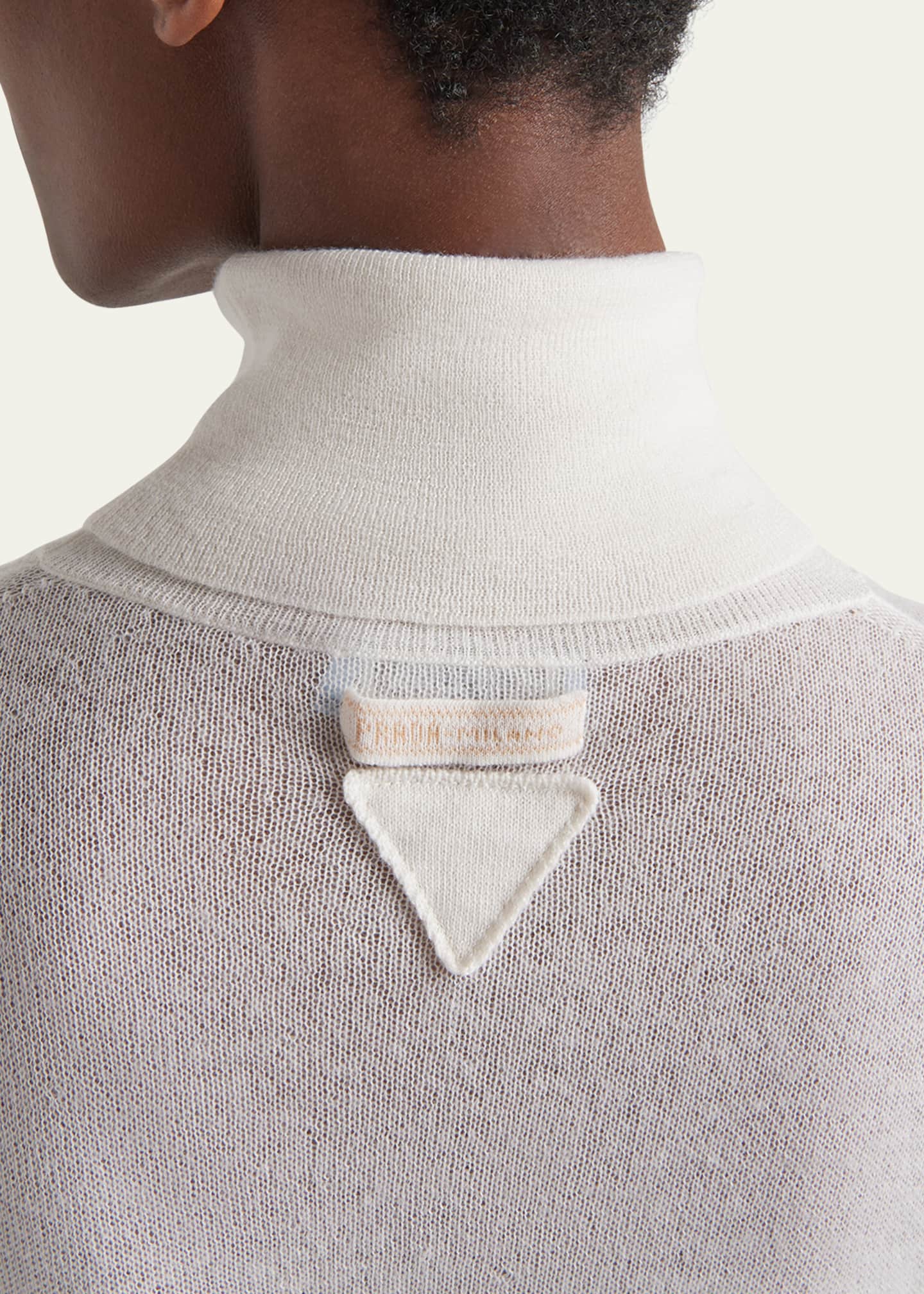 Prada Superfine Cashmere Turtleneck Sweater - Bergdorf Goodman
