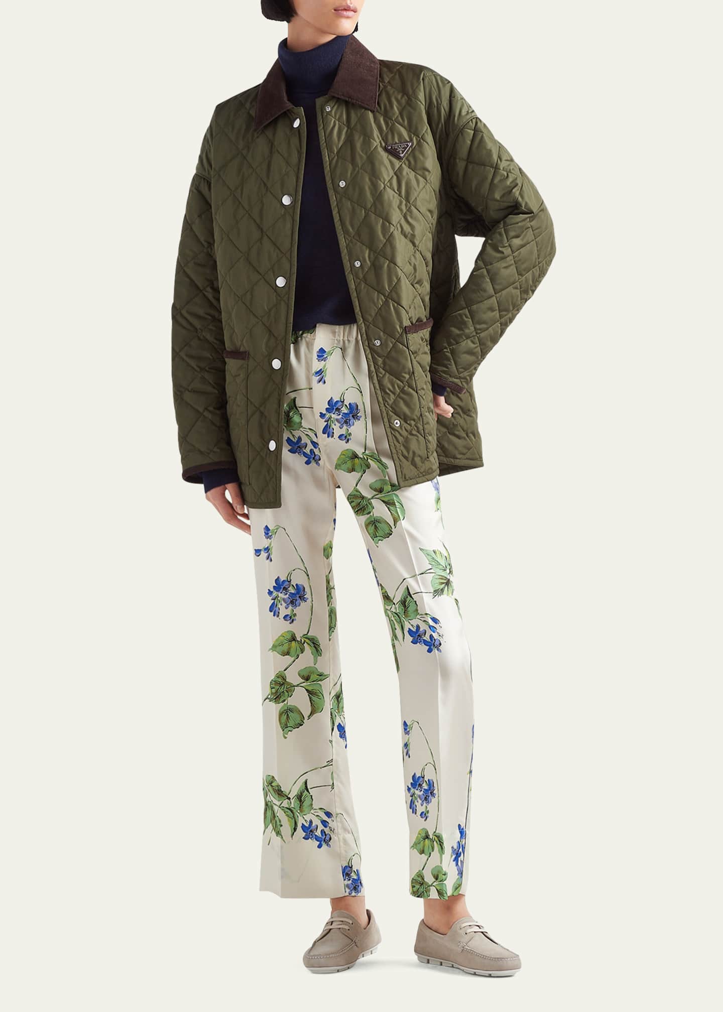 Prada Superfine Cashmere Turtleneck Sweater - Bergdorf Goodman