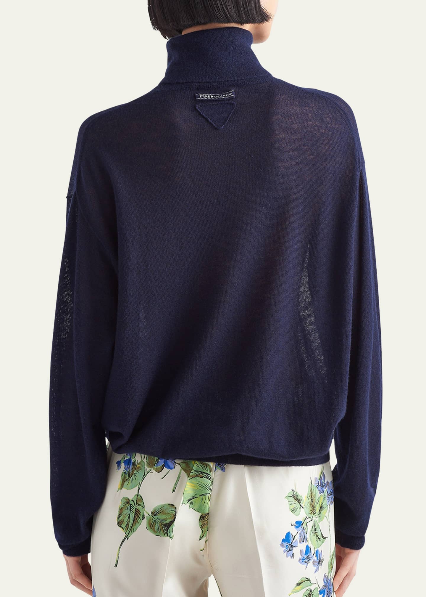 Prada Superfine Cashmere Turtleneck Sweater - Bergdorf Goodman