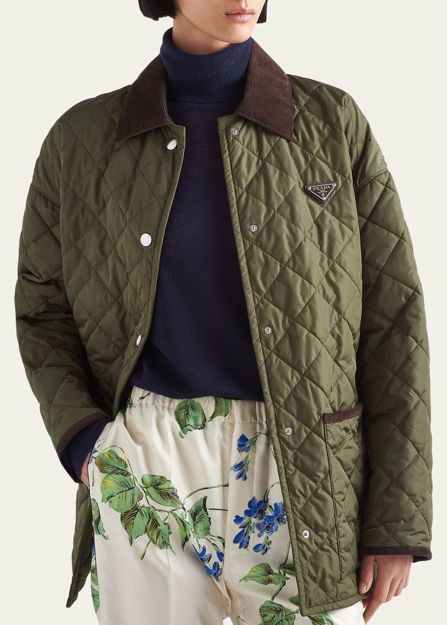 Prada Superfine Cashmere Turtleneck Sweater - Bergdorf Goodman