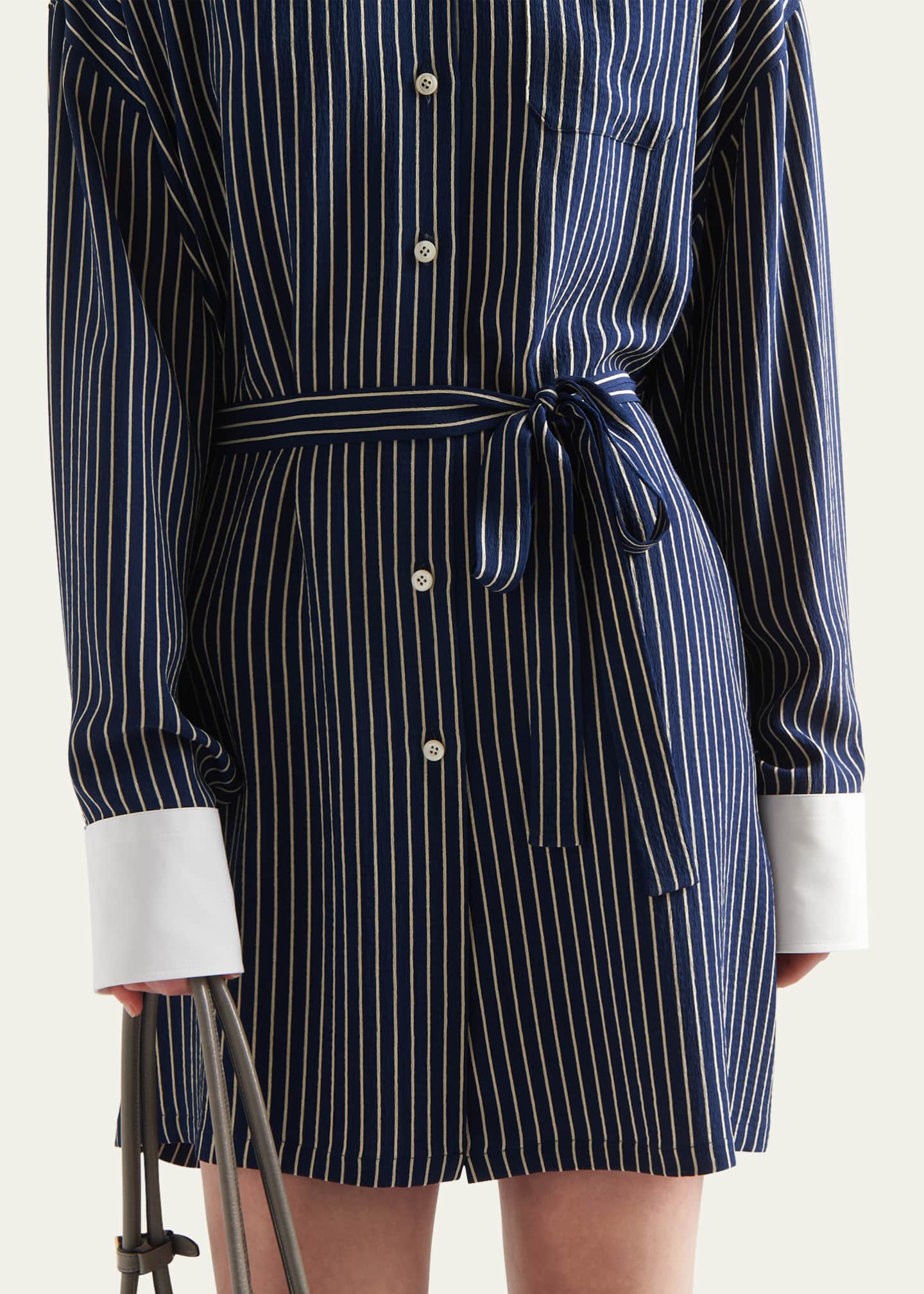 Prada Marocaine Stripe Oversized Shirt Image 4 of 4