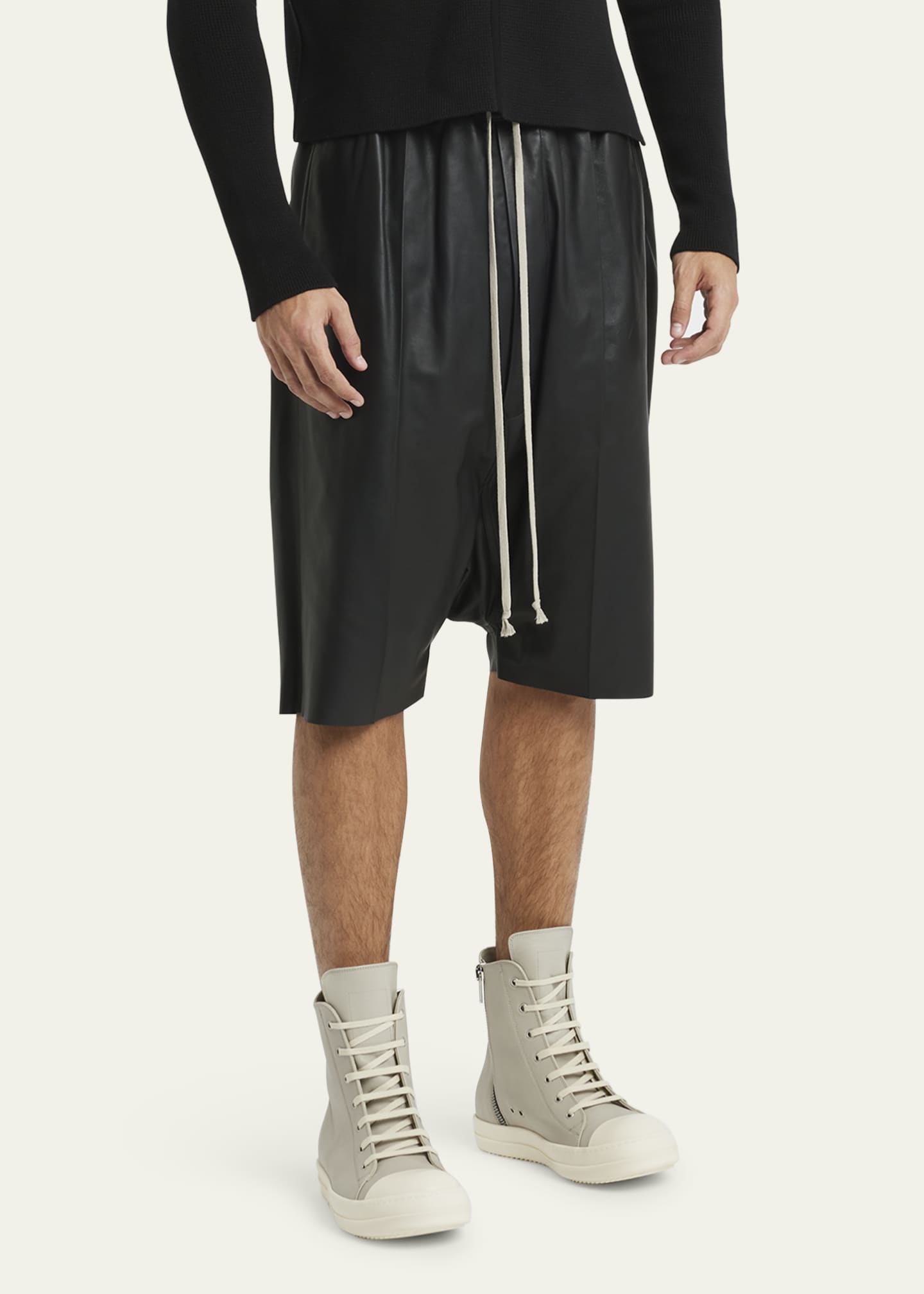 Shorts with top long drawstrings