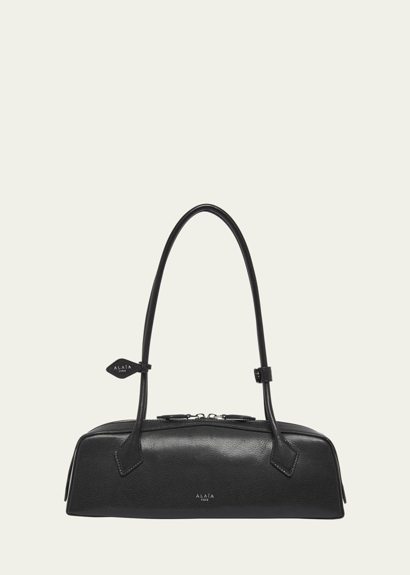 ALAIA Le Teckel Medium Shoulder Bag in Goatskin Image 1 of 6