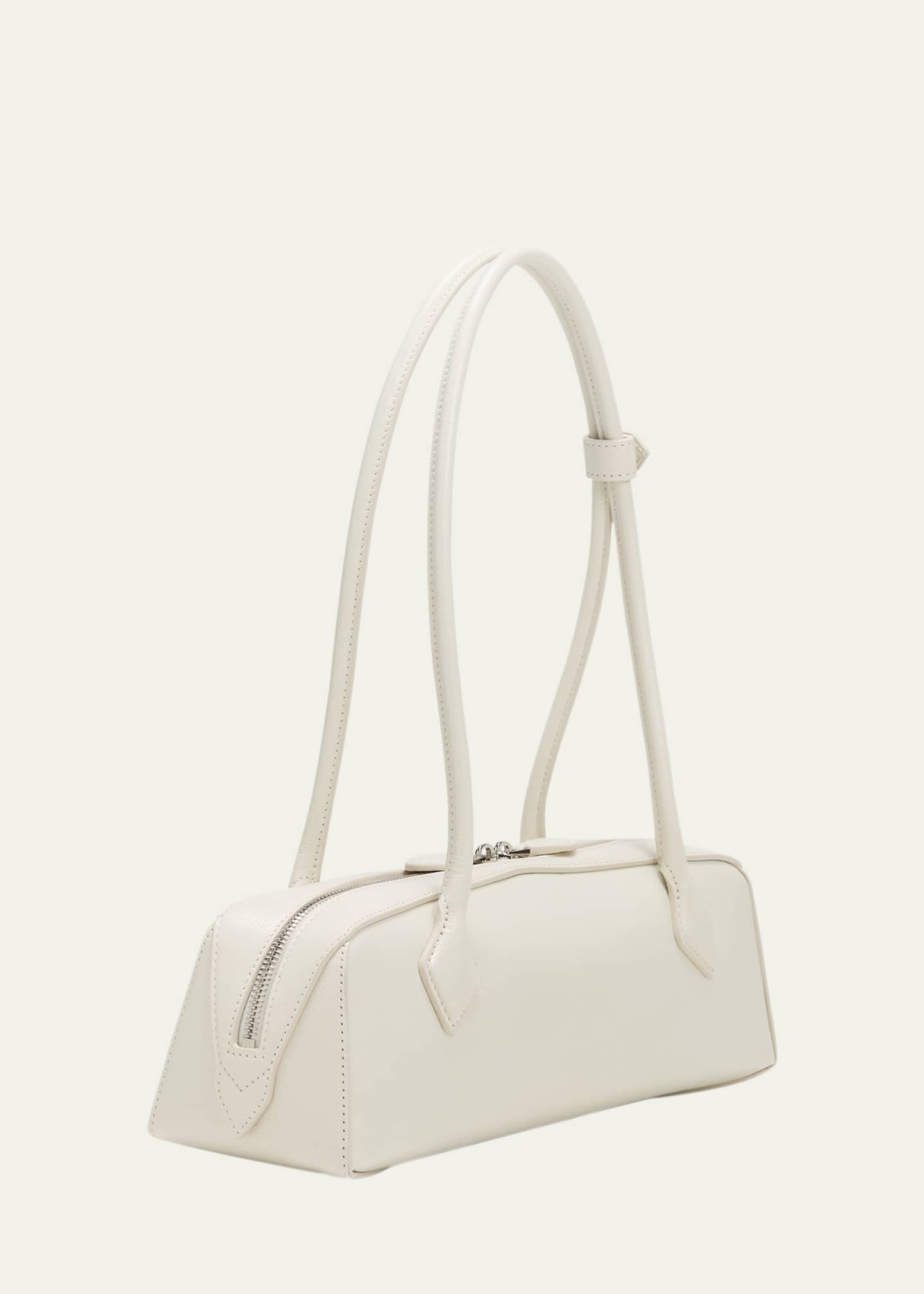ALAIA Le Teckel Medium Shoulder Bag in Goatskin Image 3 of 6