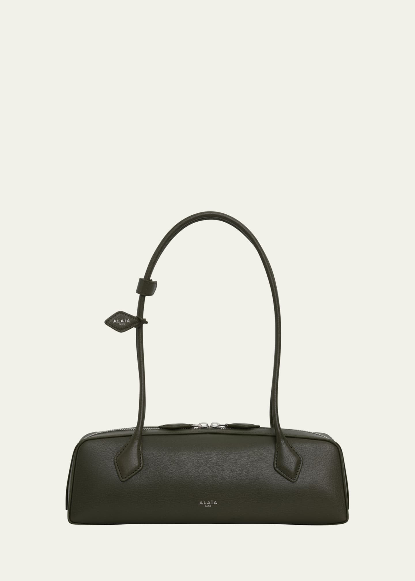 ALAIA Le Teckel Medium Shoulder Bag in Goatskin Image 1 of 6