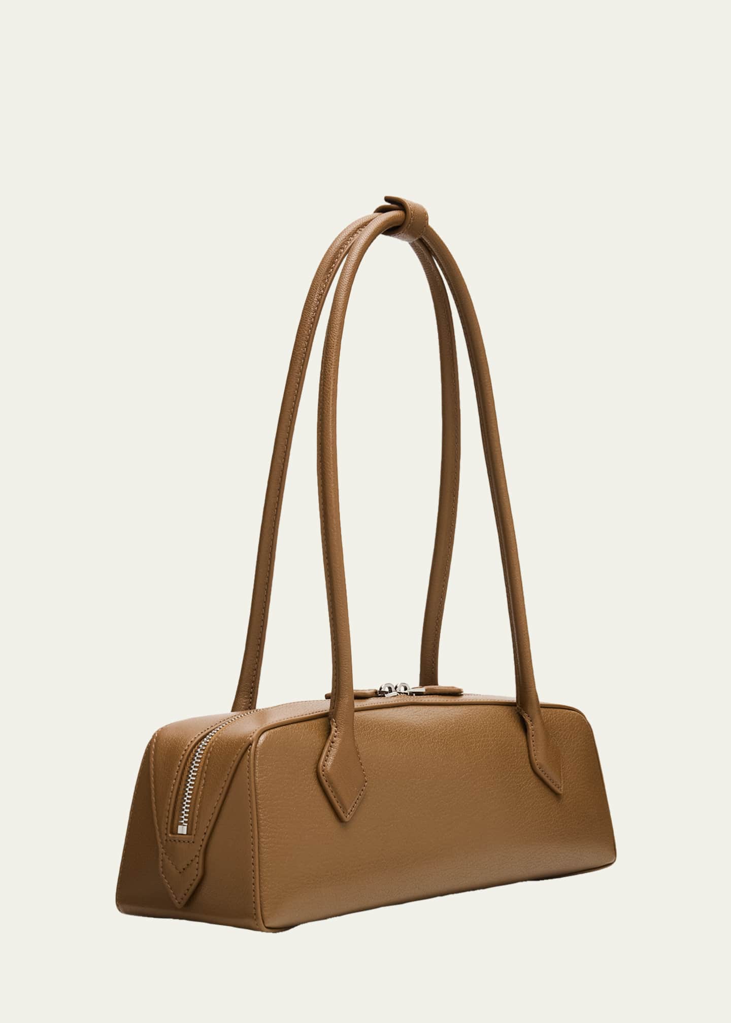 ALAIA Le Teckel Medium Shoulder Bag in Goatskin - Bergdorf Goodman